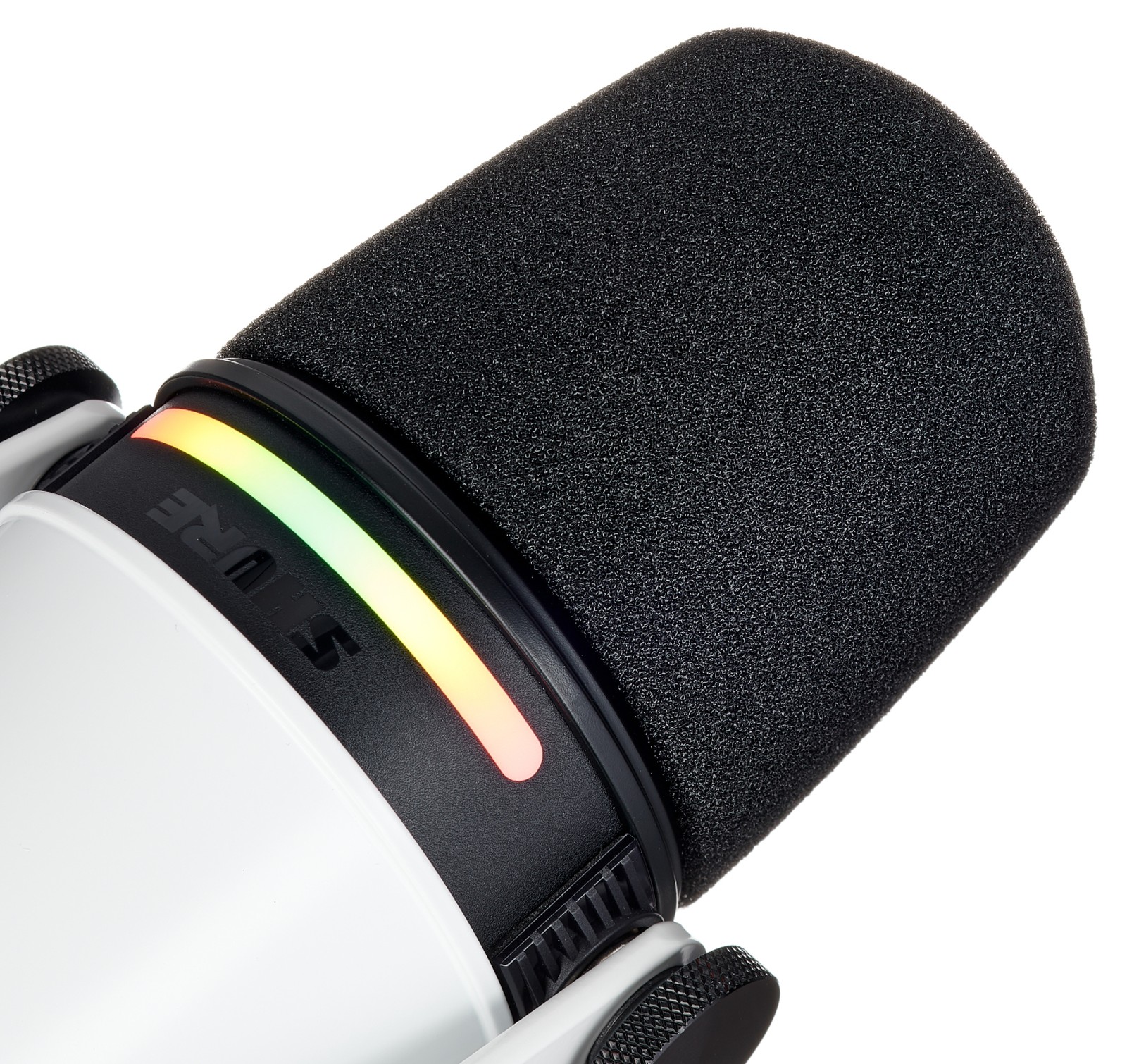 Shure MV7+ White Podcast-Mikrofon