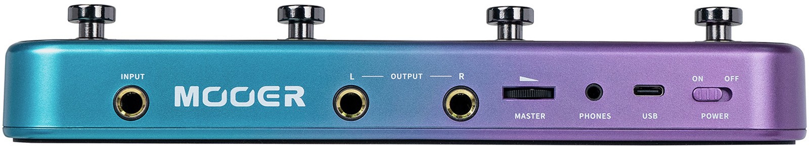 Connections on the Rear of the Mooer Prime S1 Multi Effects Pedal