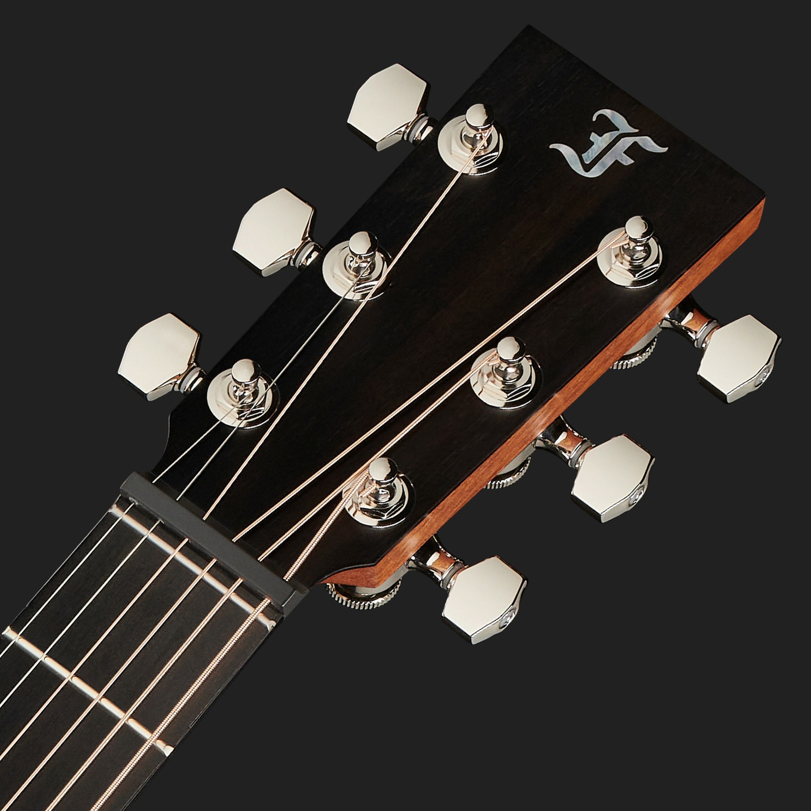 Kopfplatte der Furch LJ-11 SR Lefthand Little Jane Klappgitarre