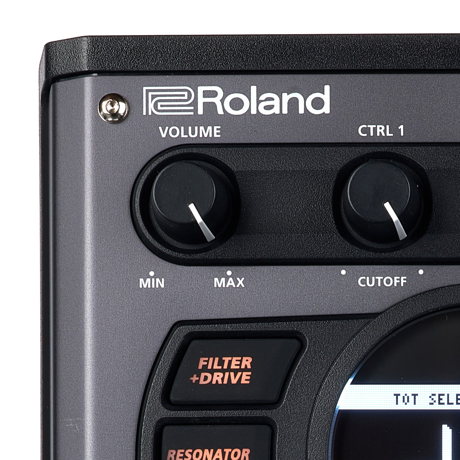 Control knobs on the top of the Roland SP-404MKII