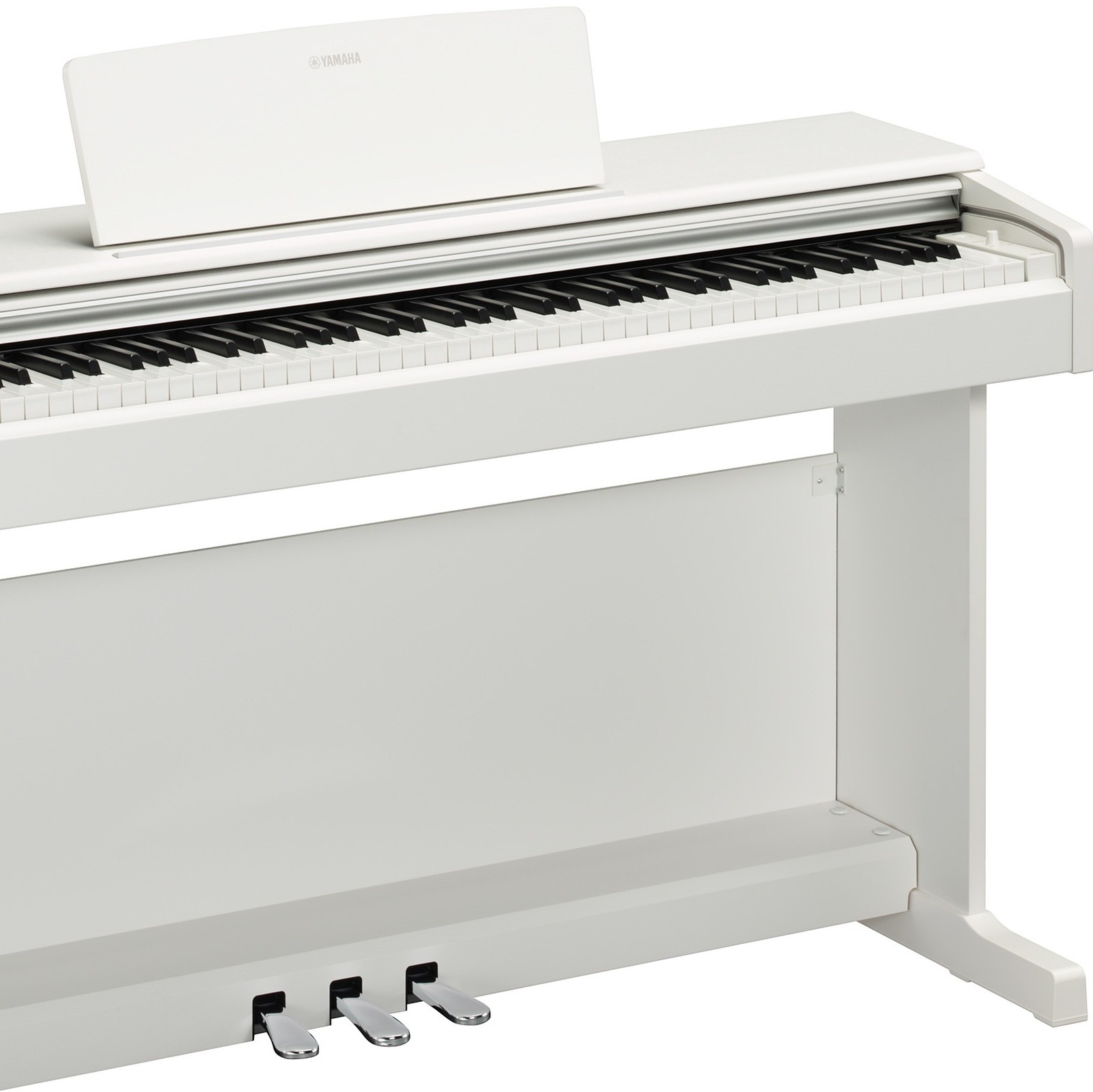 Angewinkelte Ansicht des Yamaha YDP-145 WH Arius