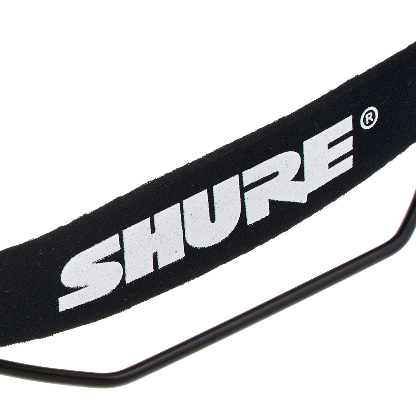 Shure logo on WH-20 XLR neckband microphone