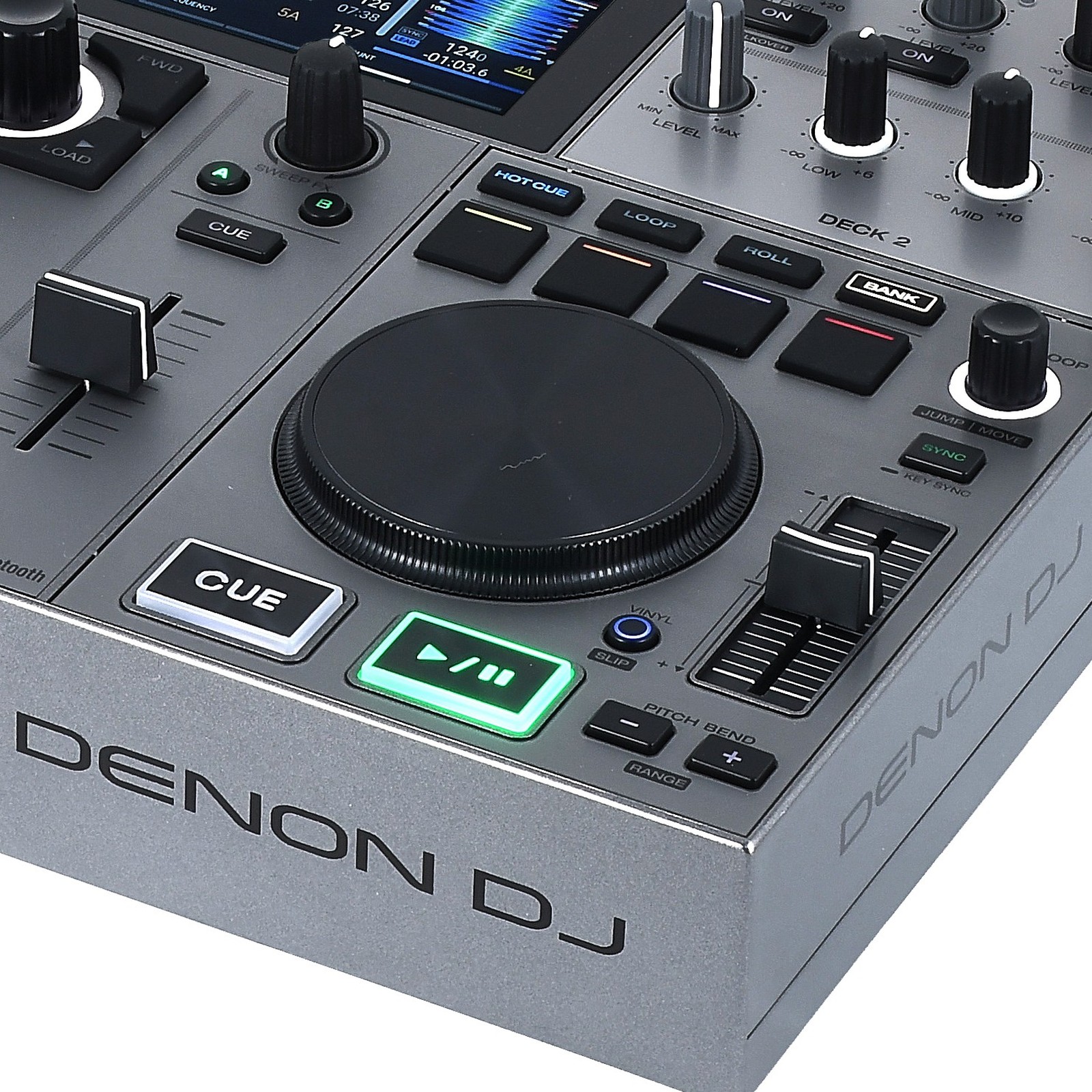 Jog-Wheel des Denon DJ Prime GO+ 