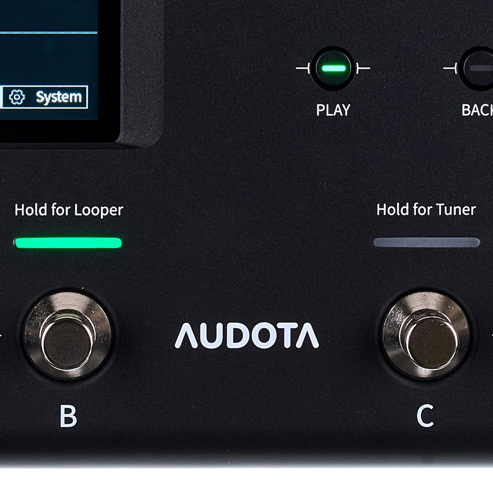 Fußschalter auf dem Audota AME-200 Amp Modeler