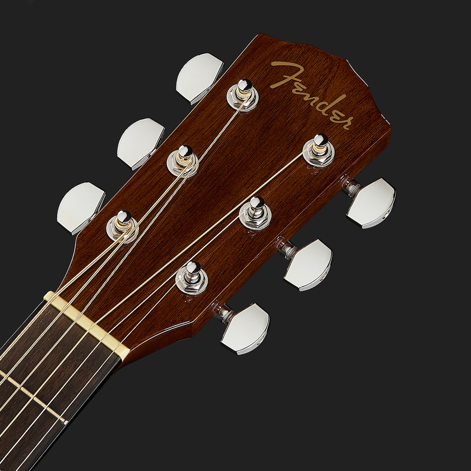 Headstock of the Fender CD-60 NA V3 Steel-String Guitar