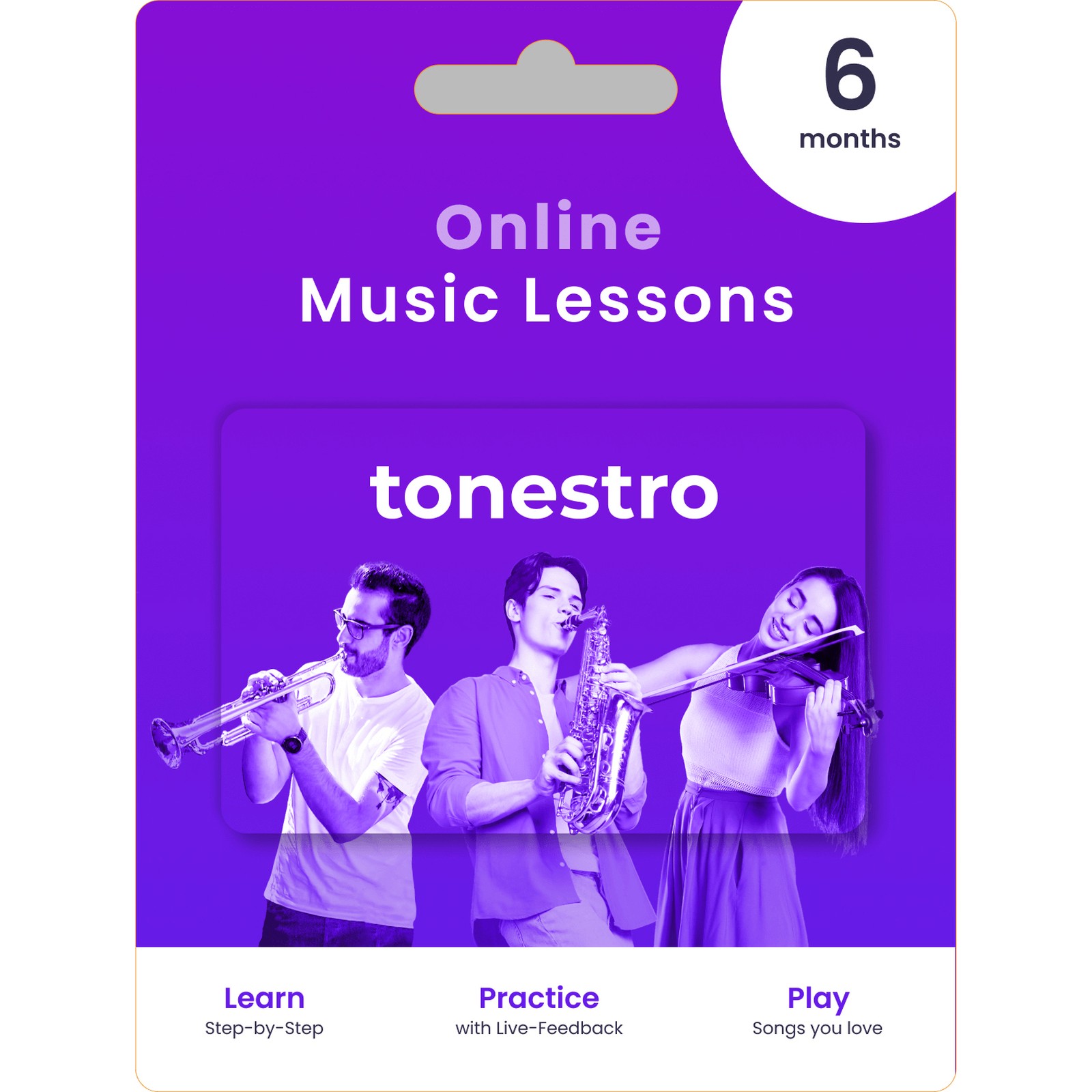 tonestro Online Musikunterricht 6 Monate