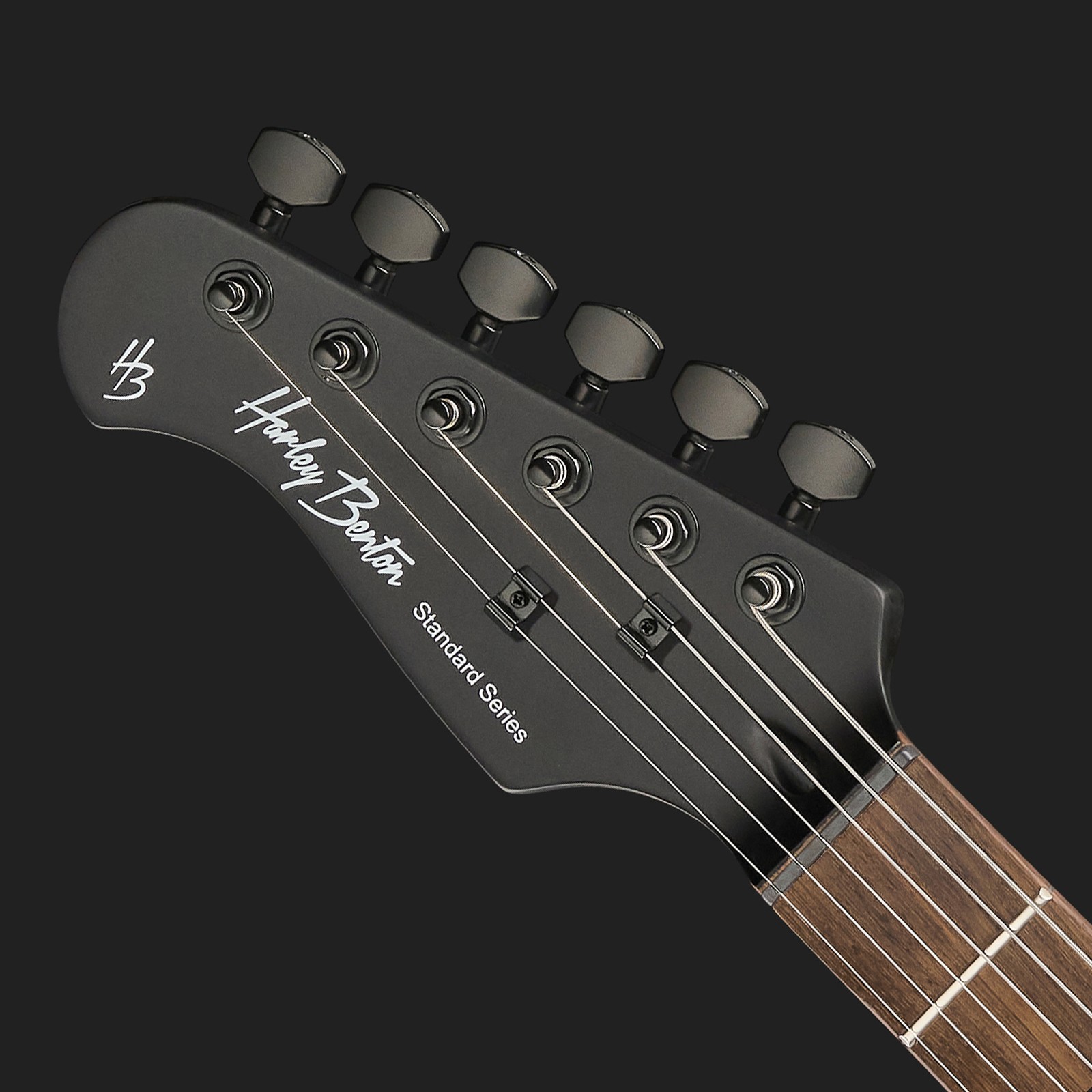 Linkshänder E-Gitarre Kopfplatte von Harley Benton