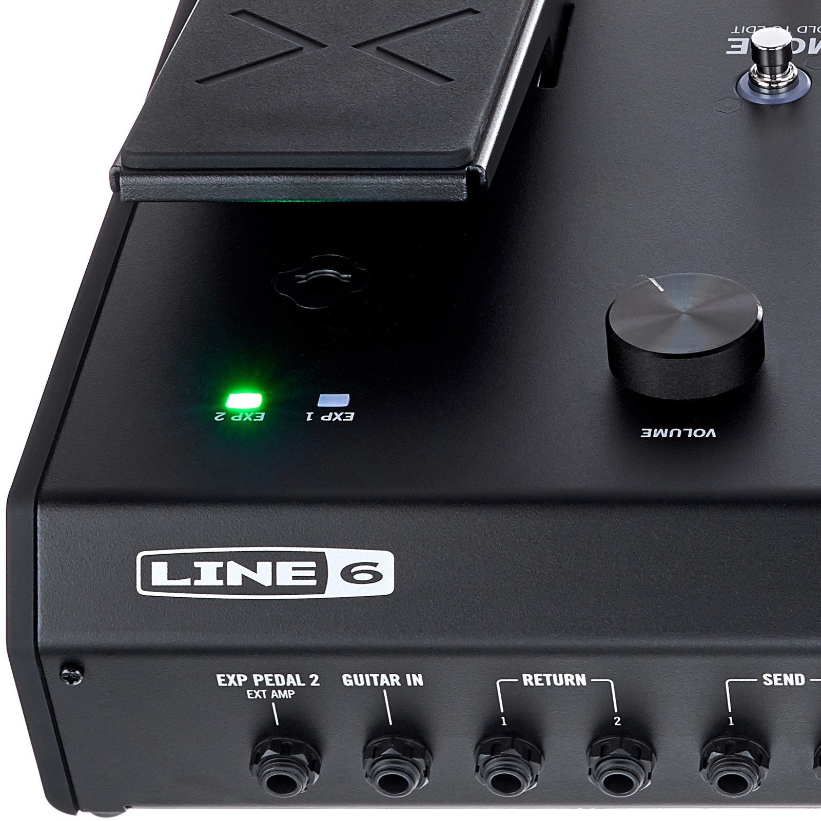 Line6 logo on the Helix LT Guitar Processor