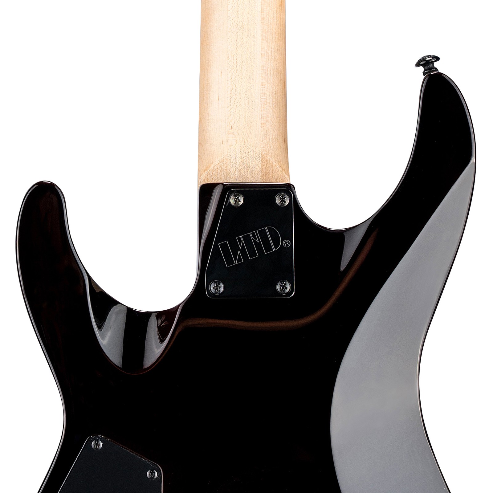 Halsübergang der ESP LTD MH-200HT QM BS E-Gitarre