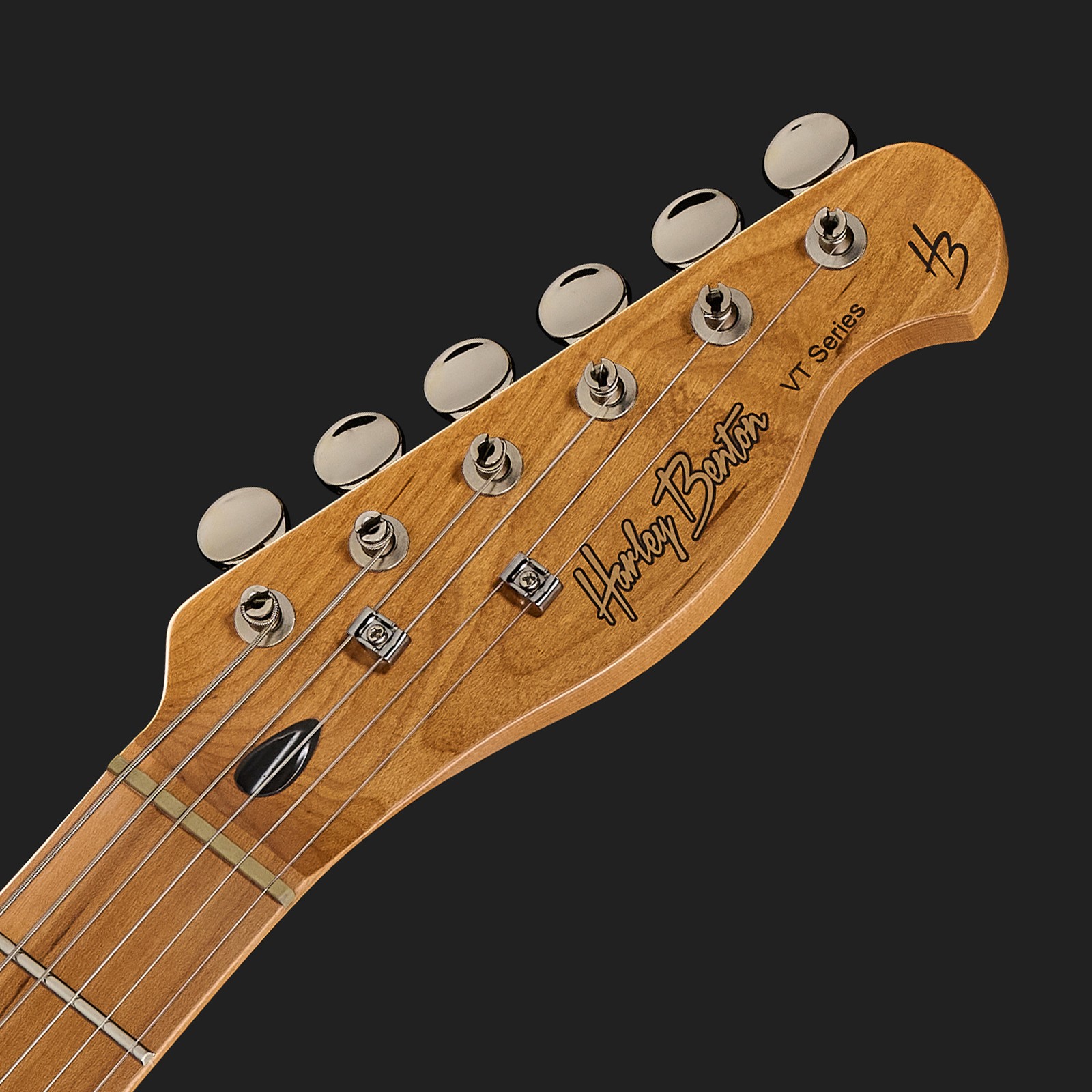 Harley Benton Kopfplatte am Maple Neck mit Ahorngriffbrett