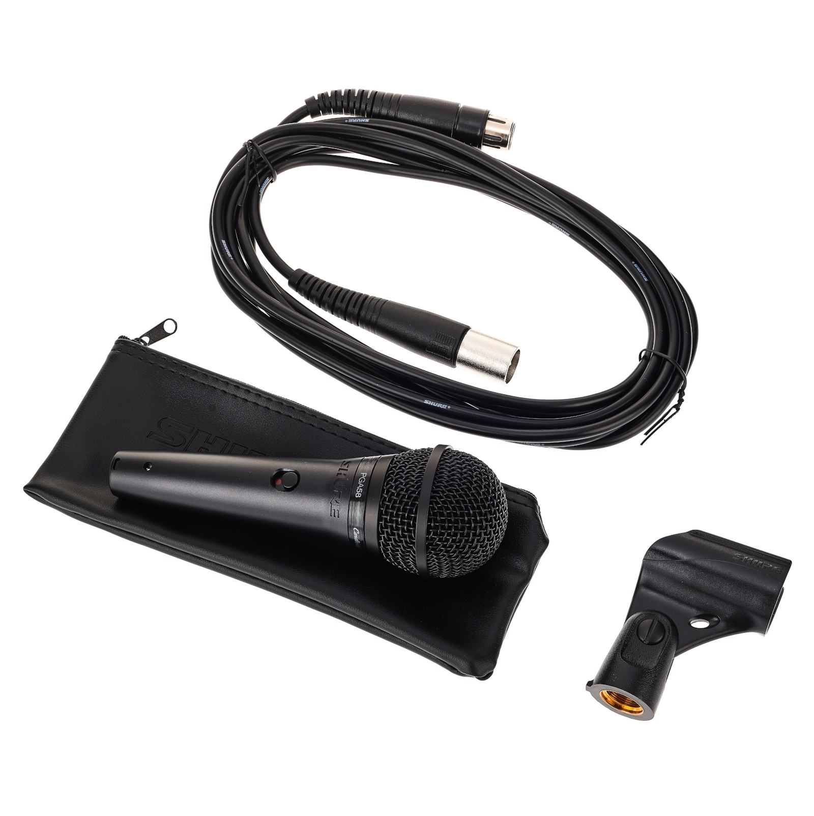 Shure PGA58, robust stage microphone