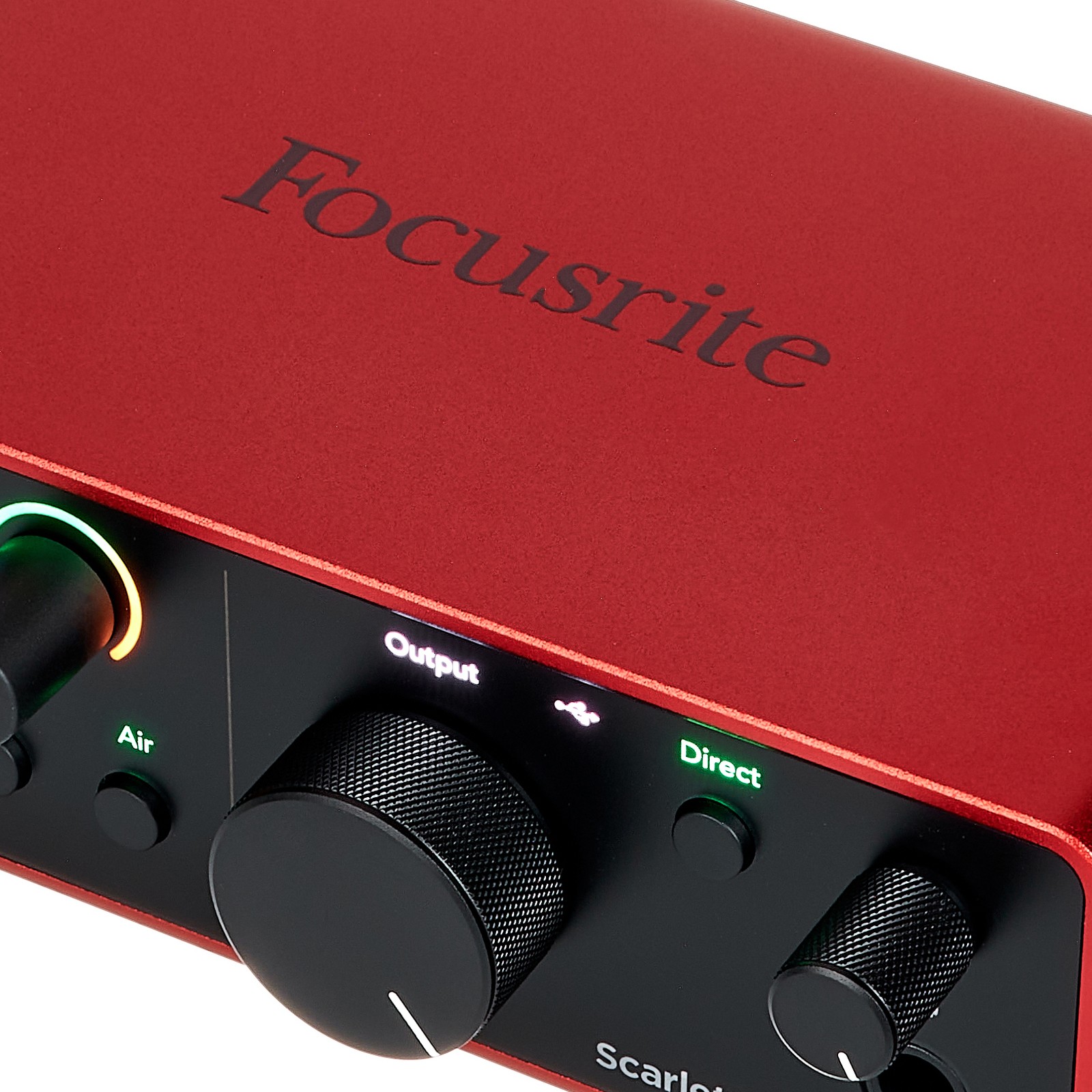 Detailed view of the Focusrite Scarlett Solo Studio 4th Generation