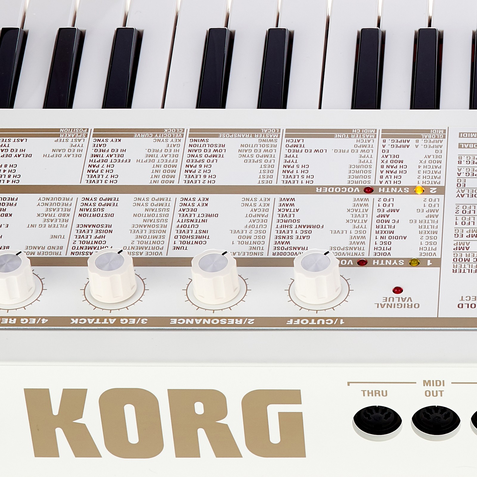 Système de synthèse par modélisation analogique de Korg