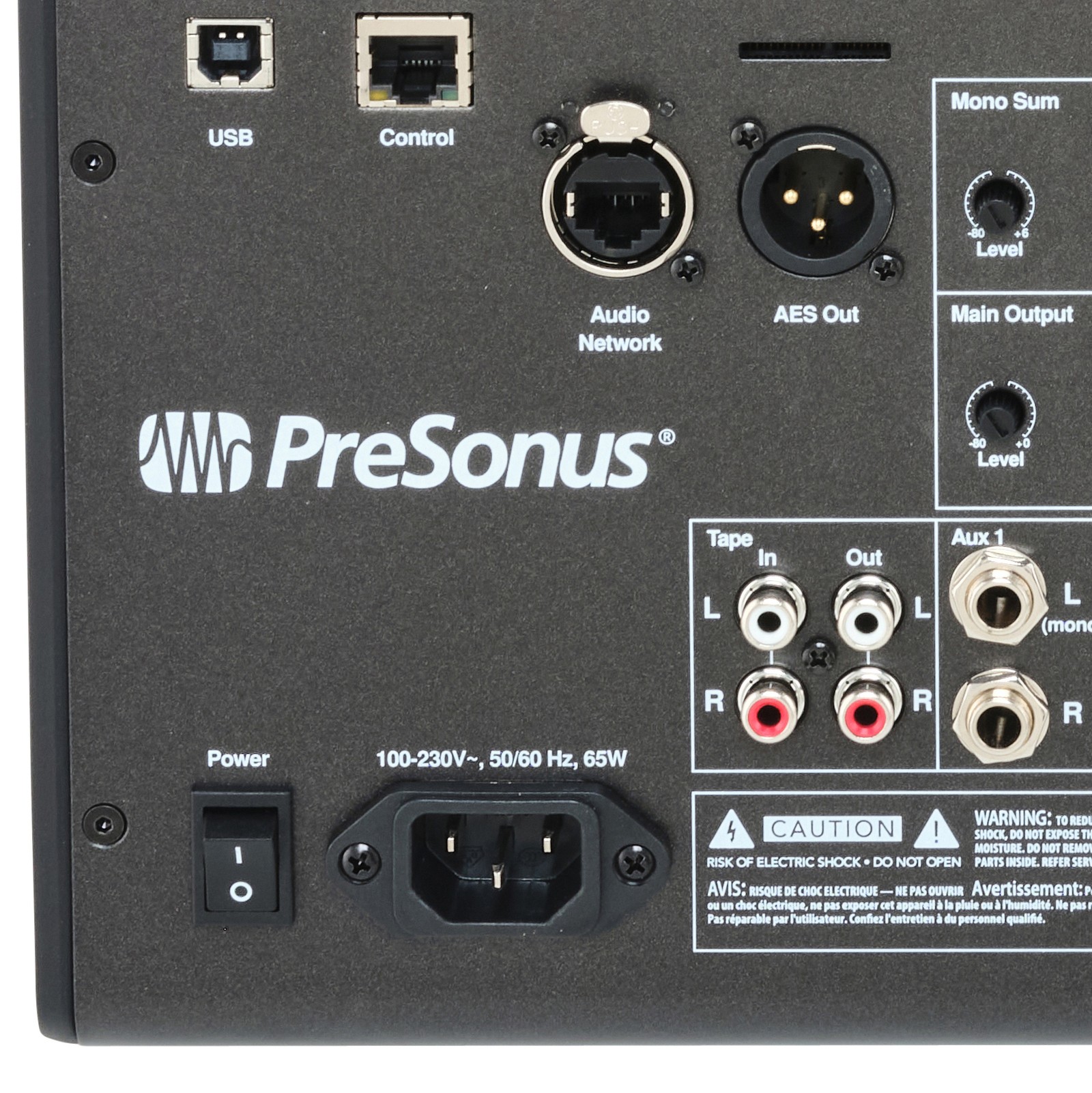 Presonus StudioLive Series III SE 16, Logo auf der Rückseite