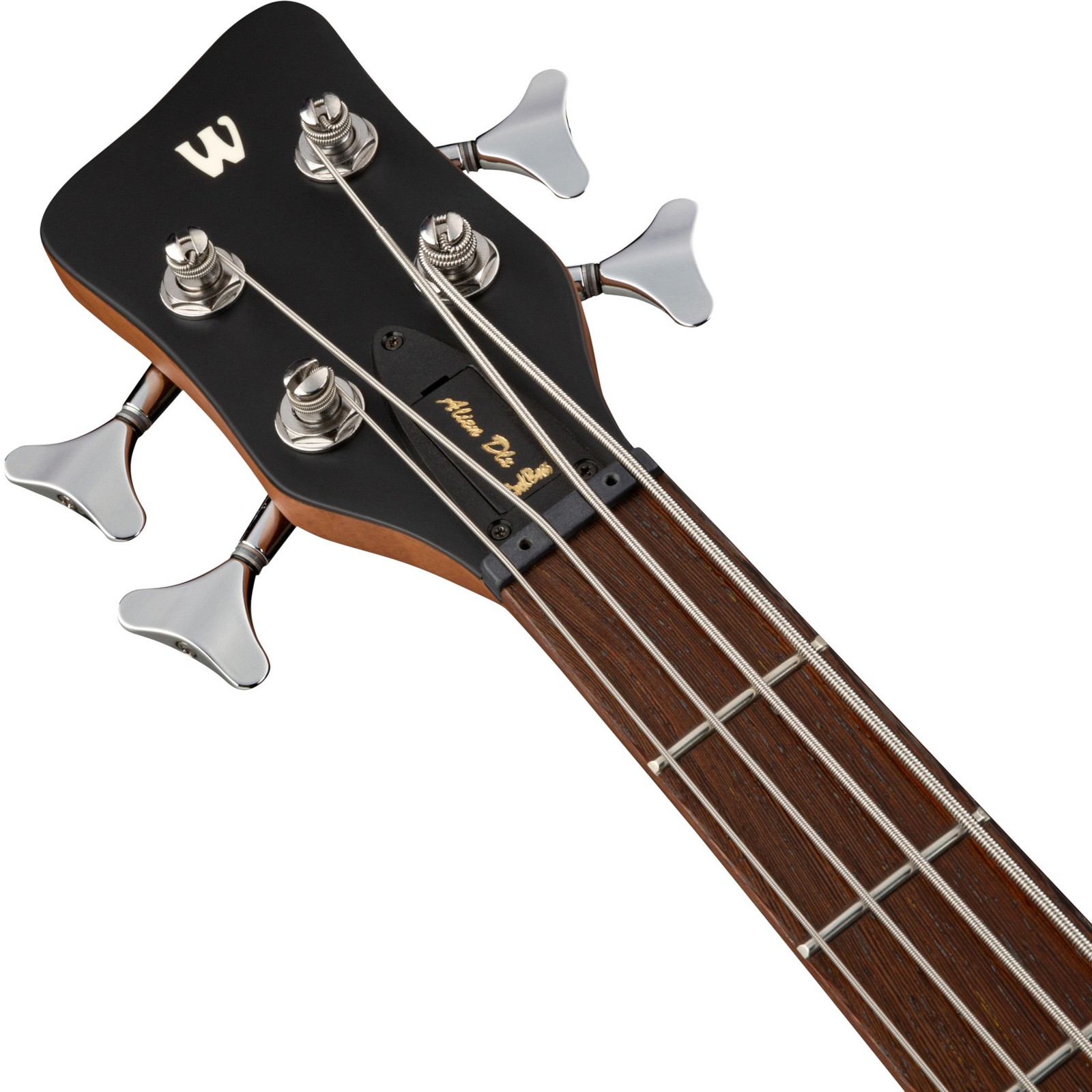 Headstock, Warwick Alien Deluxe 4 Hybrid Thinline Left-Handed, acoustic bass