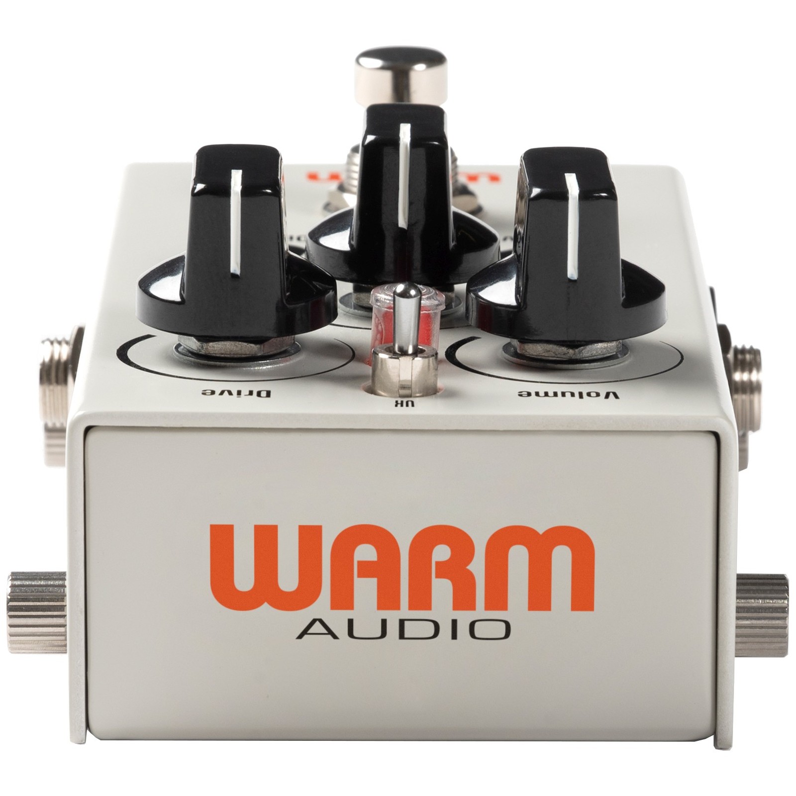 The Warm Audio ODD Box V1 overdrive pedal’s switches & dials