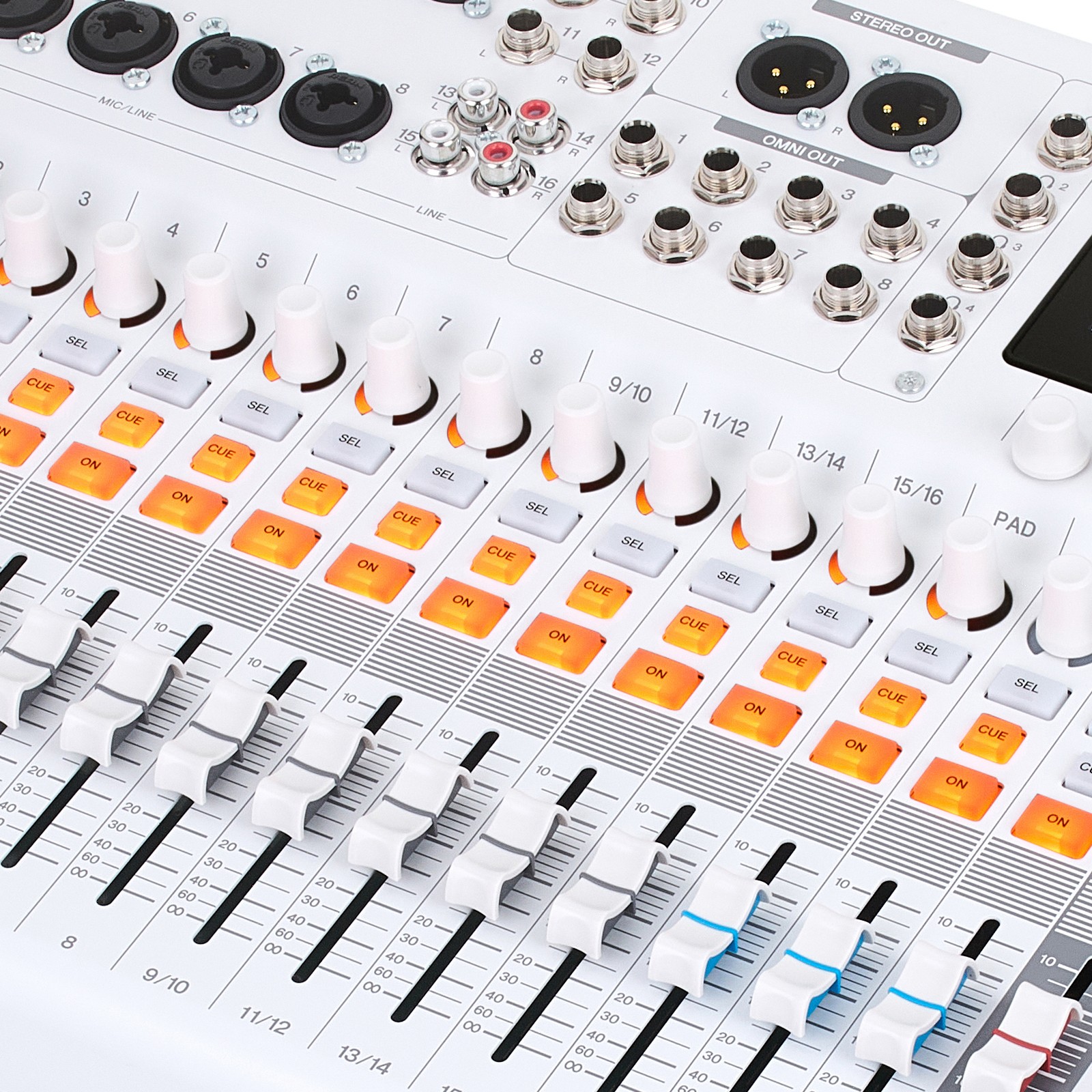 User interface Yamaha MGX16V White, AV HDMI digital mixer
