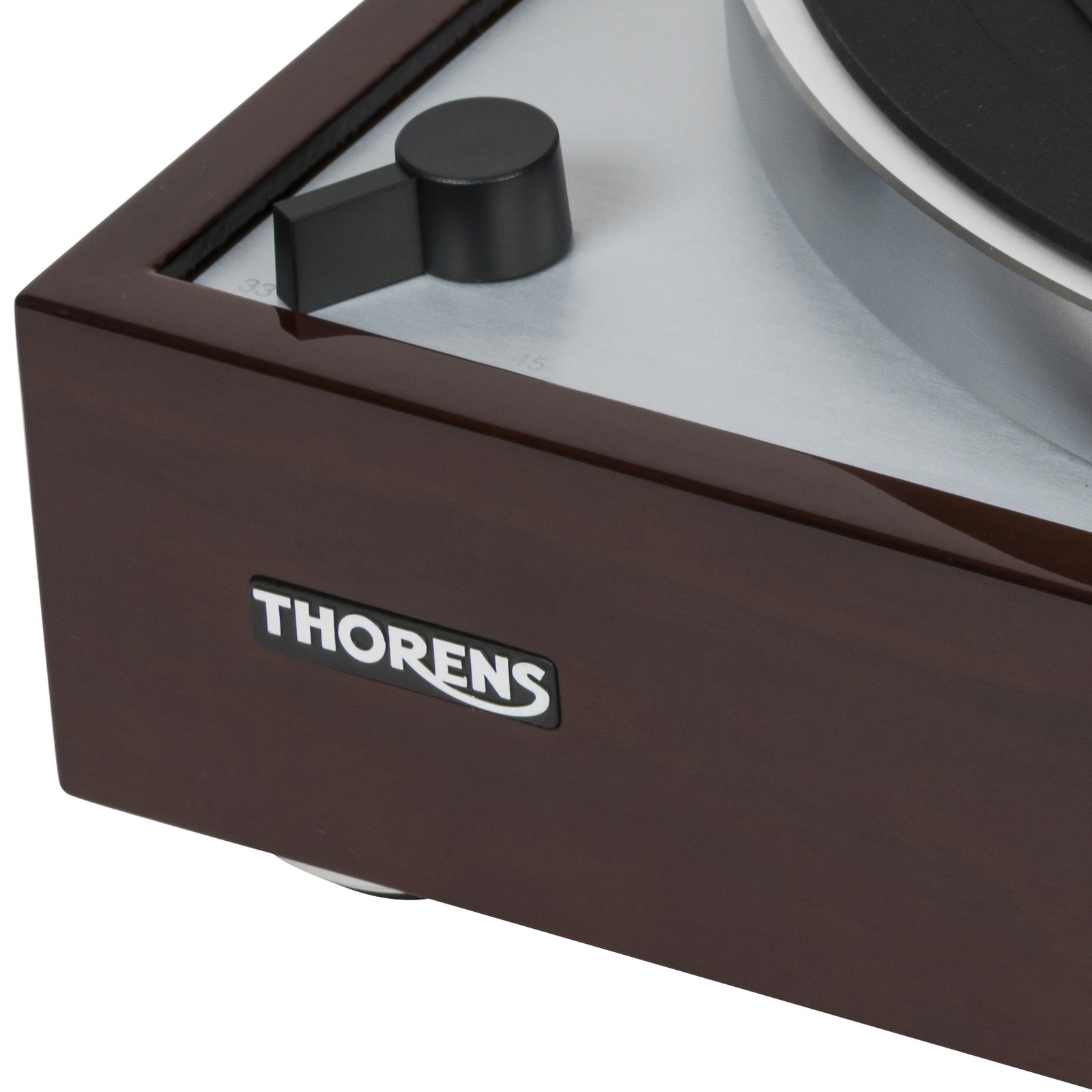 Geschwindigkeitsschalter des Thorens TD 1500 walnut HG Plattenspielers