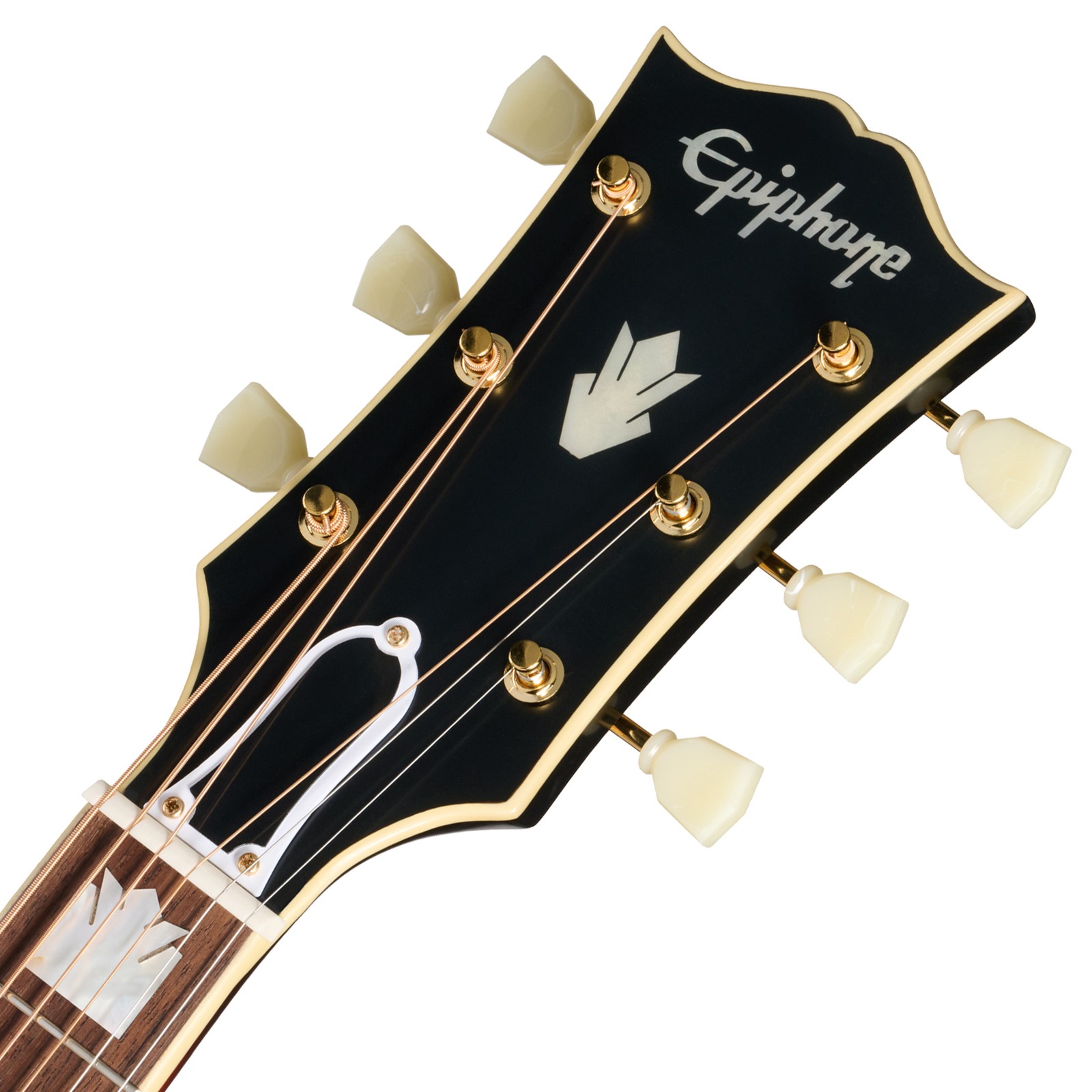 Tête de la guitare acoustique Epiphone 1957 SJ-200 Reissue AN IBC