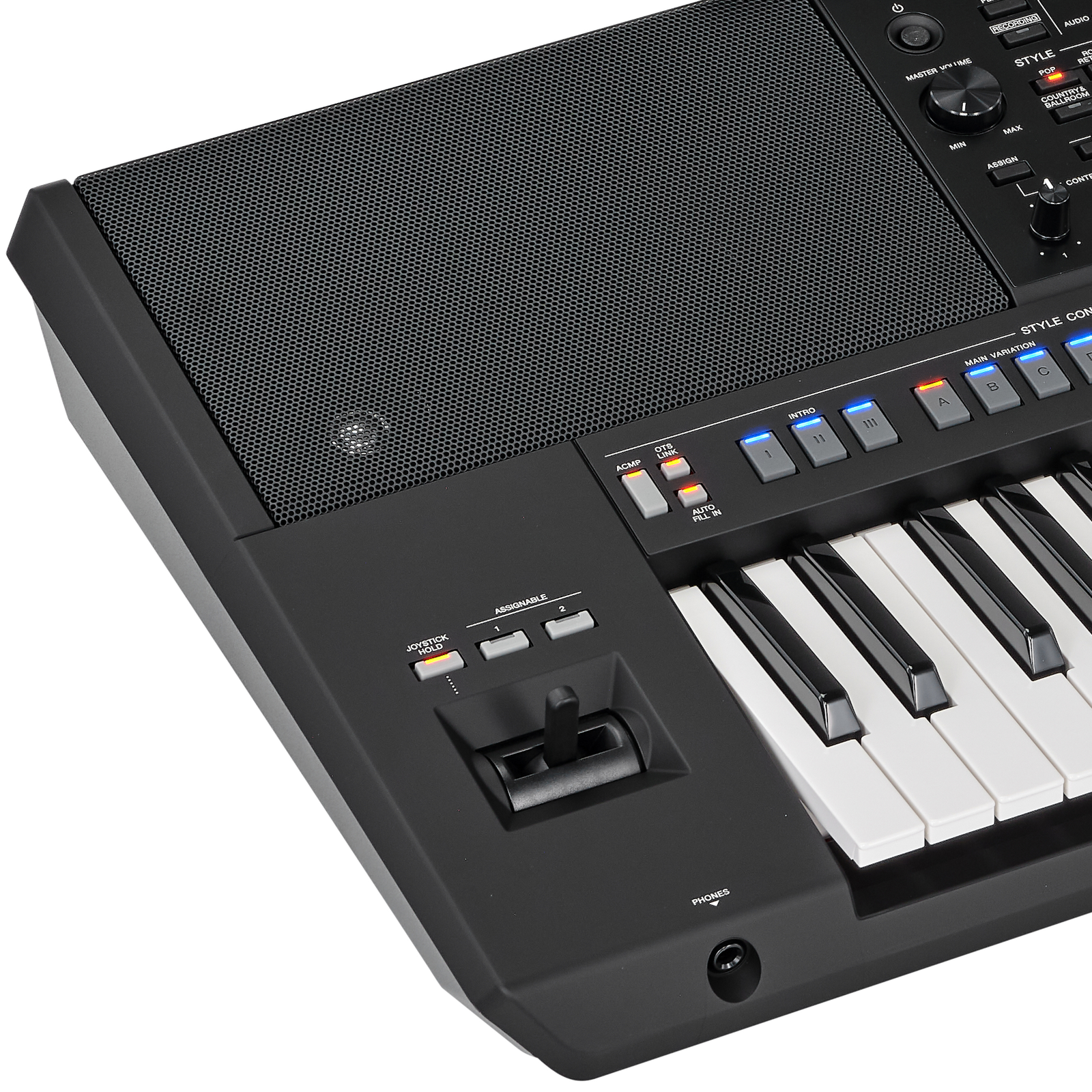 Yamaha PSR-SX720+ Keyboard, Lautsprecher & Joystick
