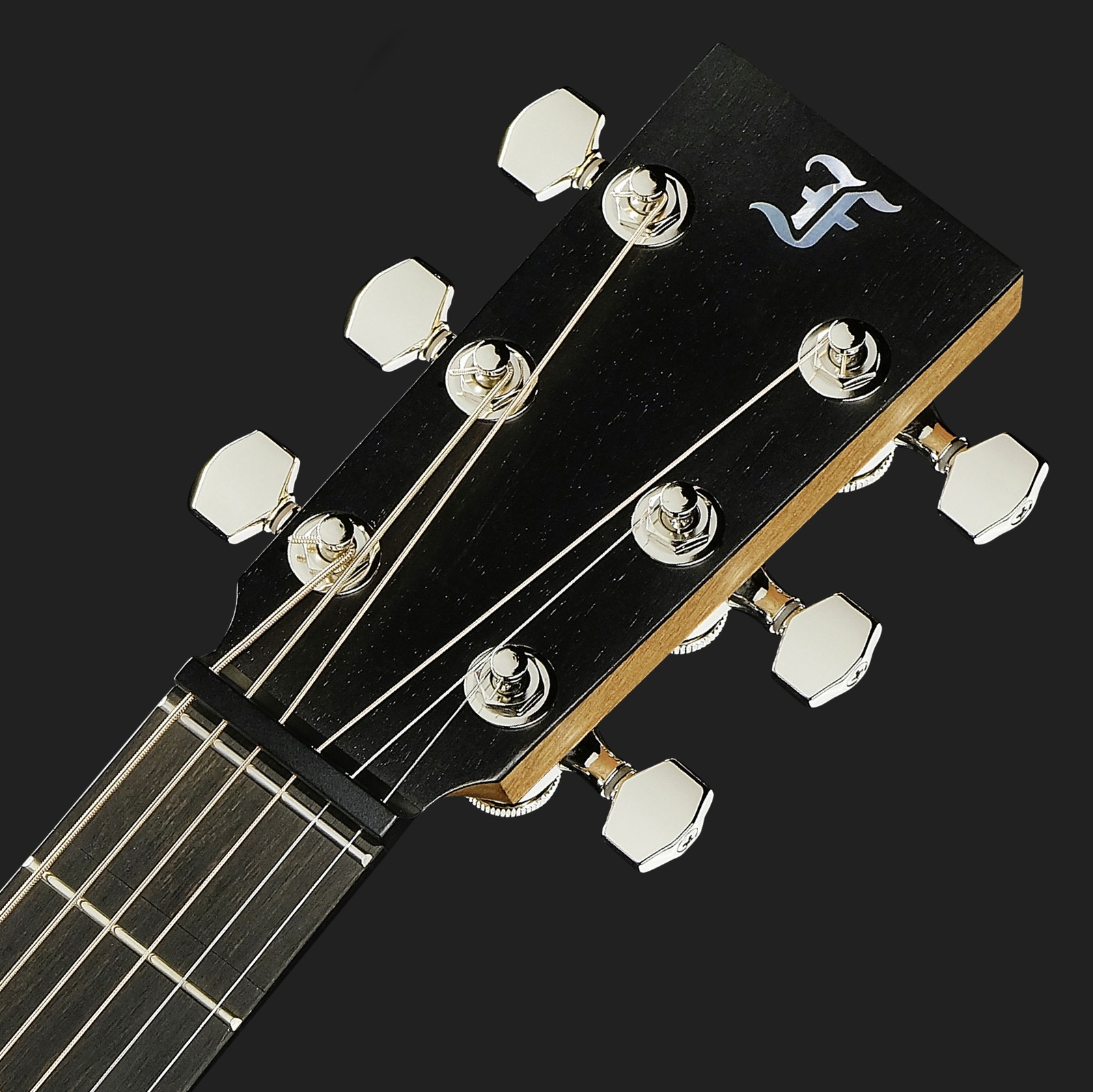 Kopfplatte der Furch LJ-11 SR EAS-VTC Little Jane Klappgitarre