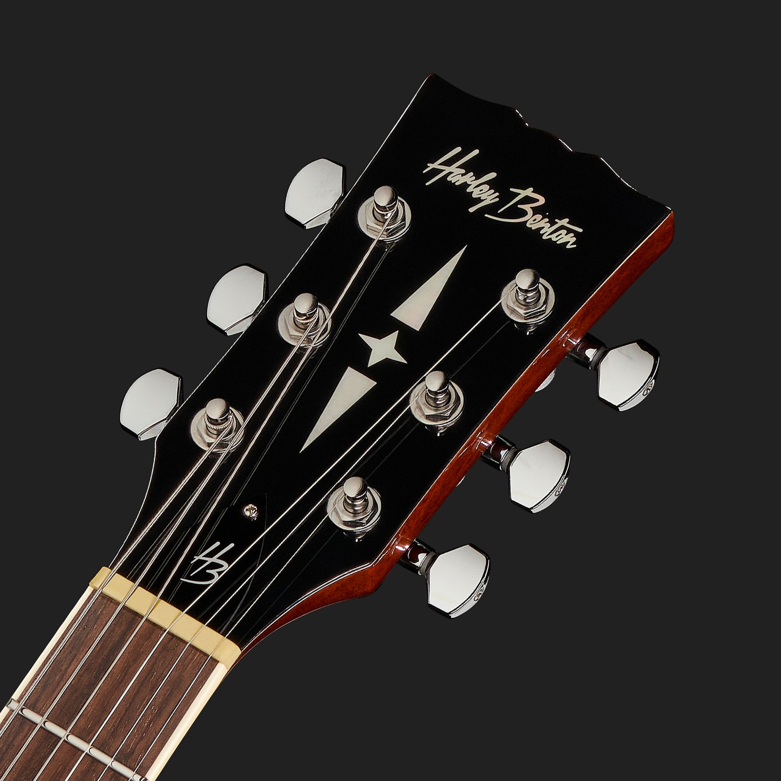 Harley Benton E-Gitarre Kopfplatte