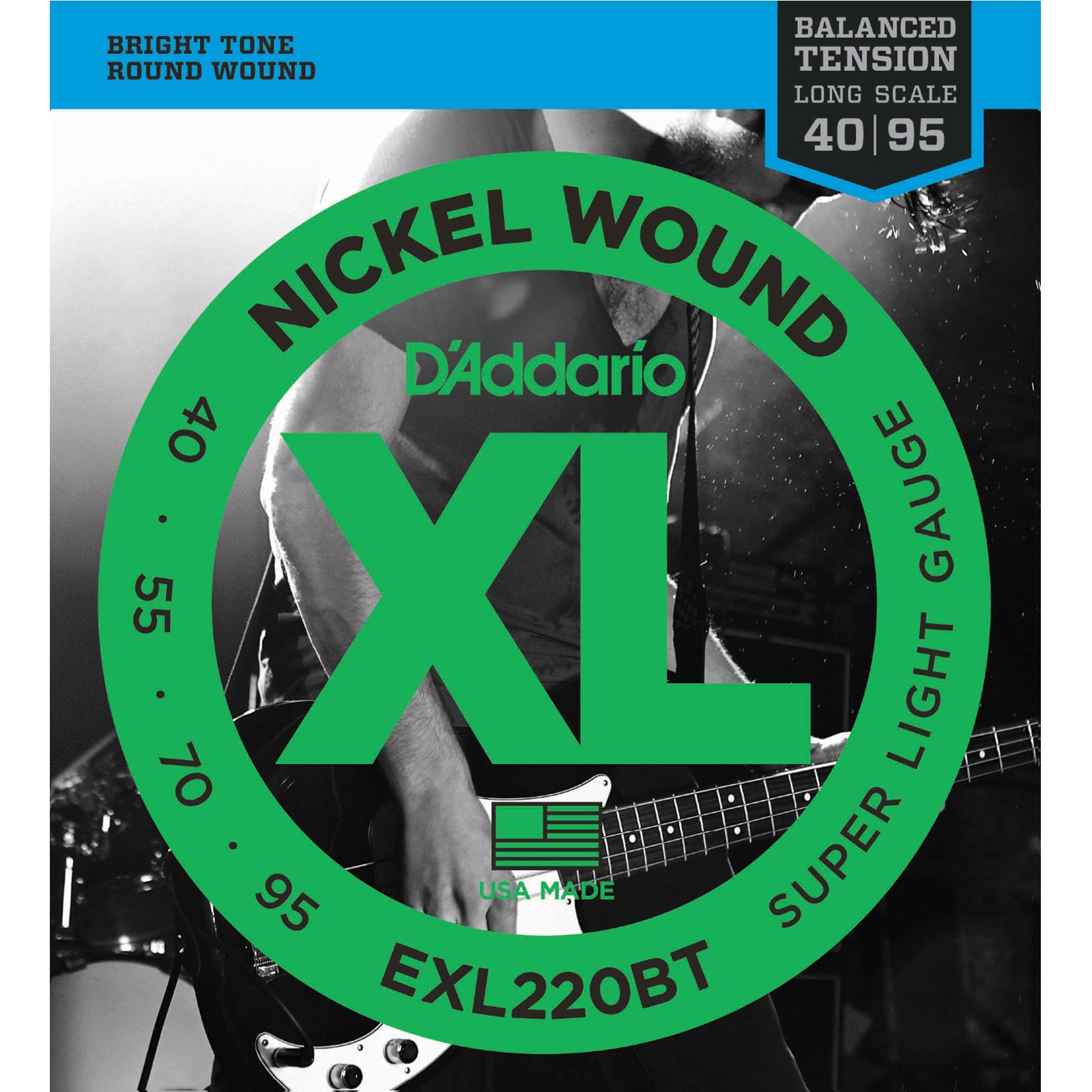 Daddario EXL220BT Saitensatz für E-Bass