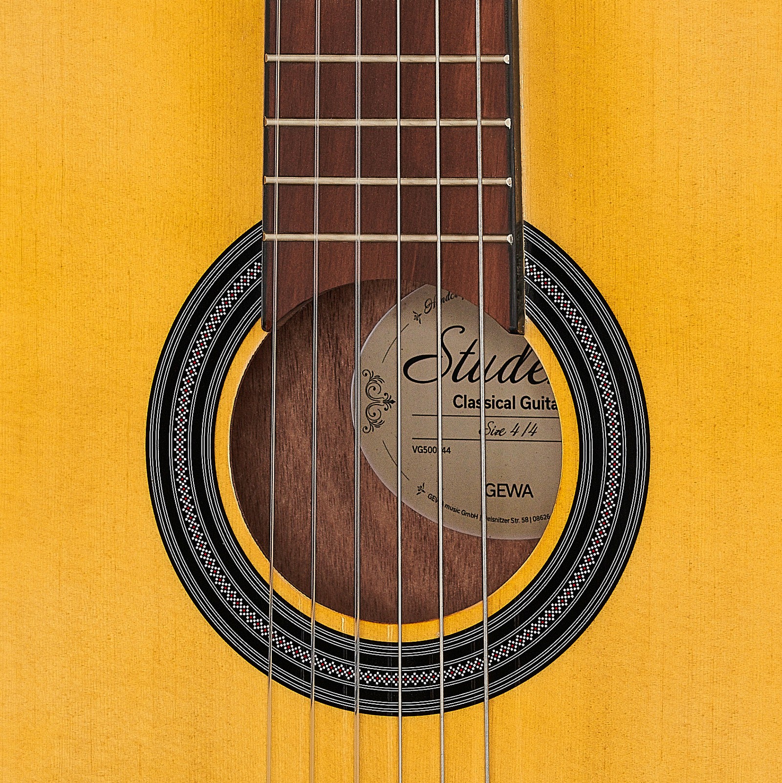 Schallloch der Gewa Student Natural 4/4 LH