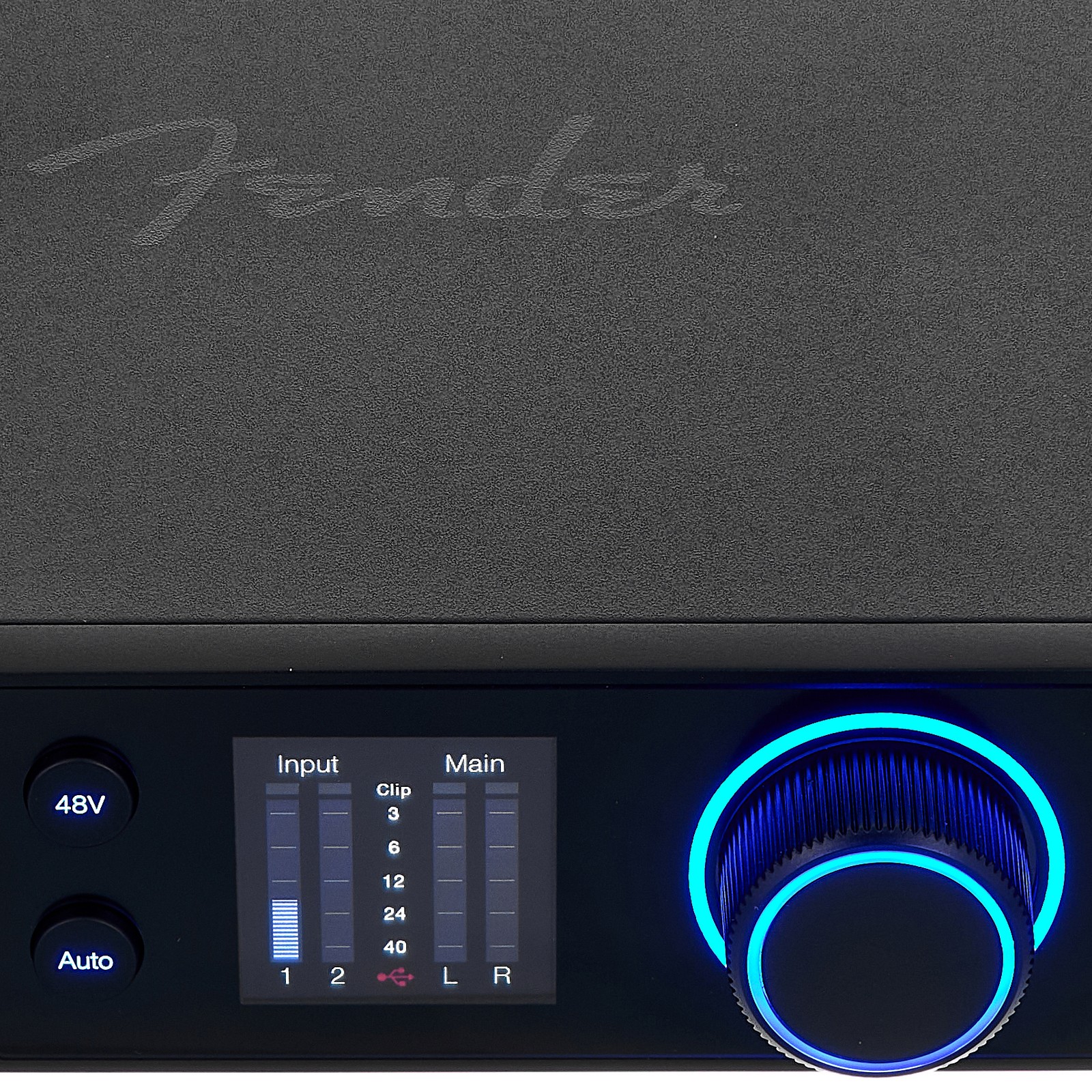 Vorderseite des Fender Quantum HD2 Audiointerface