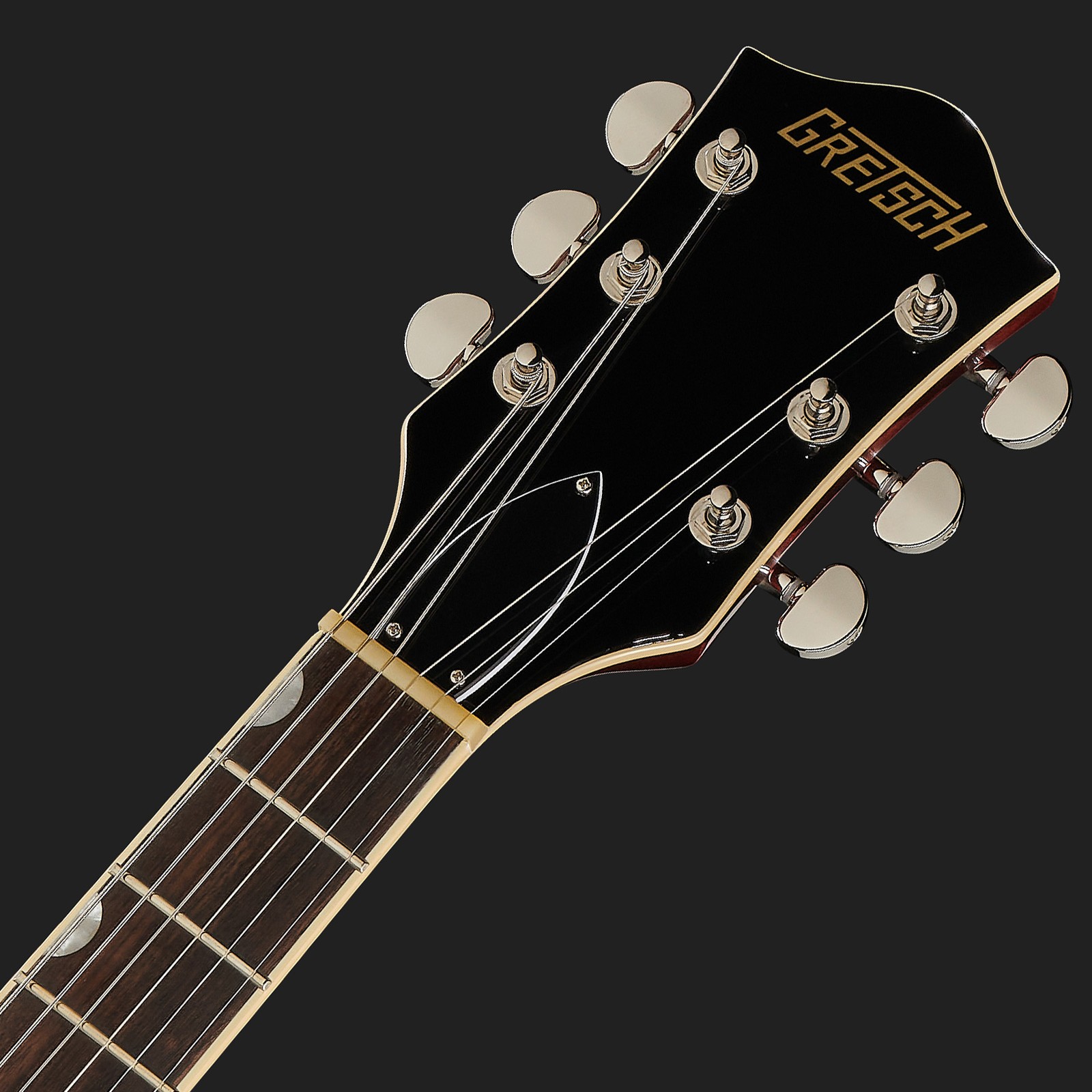 Kopfplatte der Gretsch G2420T STRML HLW SC BRNDWN E-Gitarre