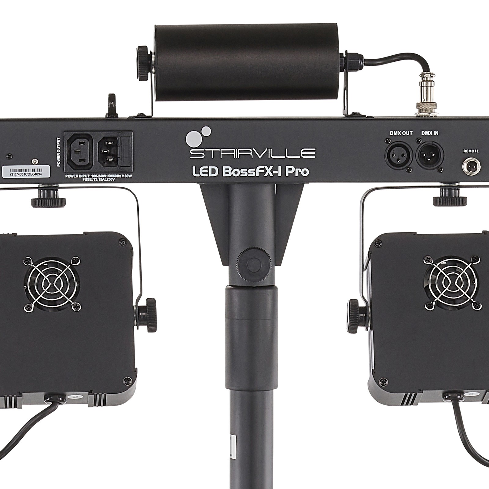 Lüfter auf der Rückseite der Stairville LED BossFx-1 Pro Bundle Complete Lichter