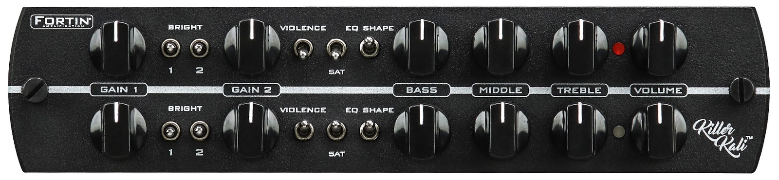 Frontseite des Synergy Fortin Killer Kali Preamps