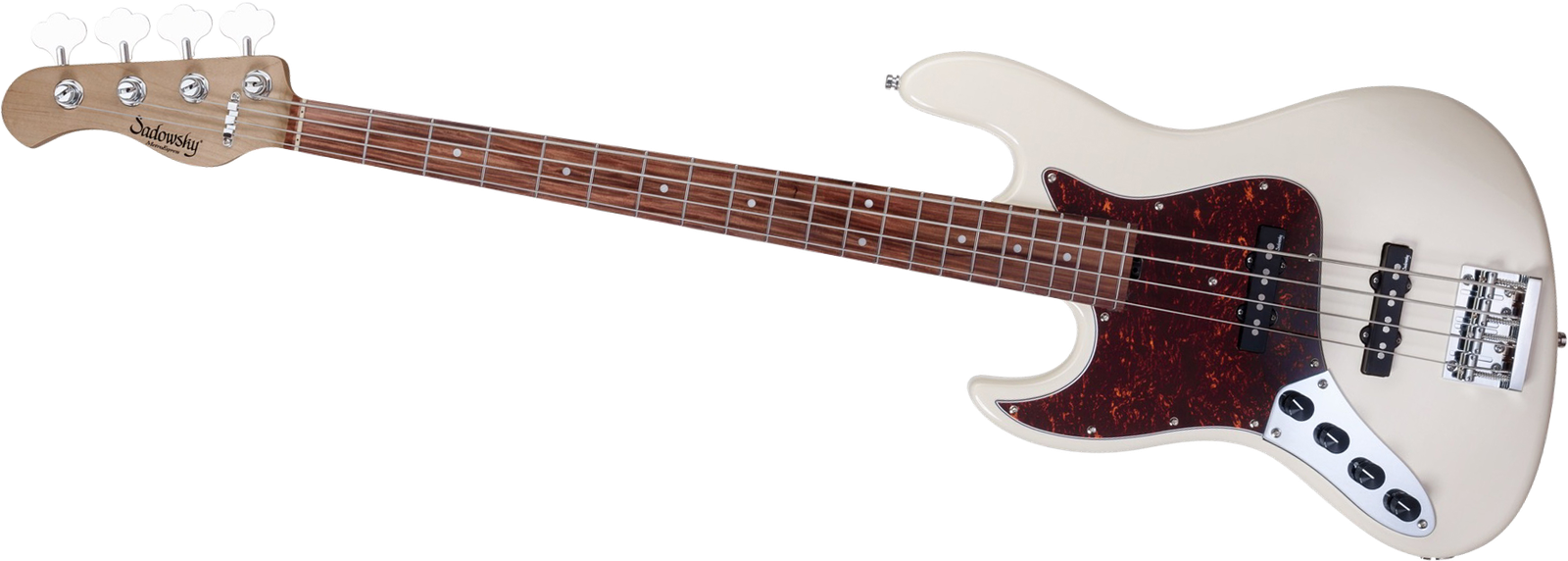 Frontalansicht des Sadowsky MetroExp21 Vint JJ4 Morado LH OWH