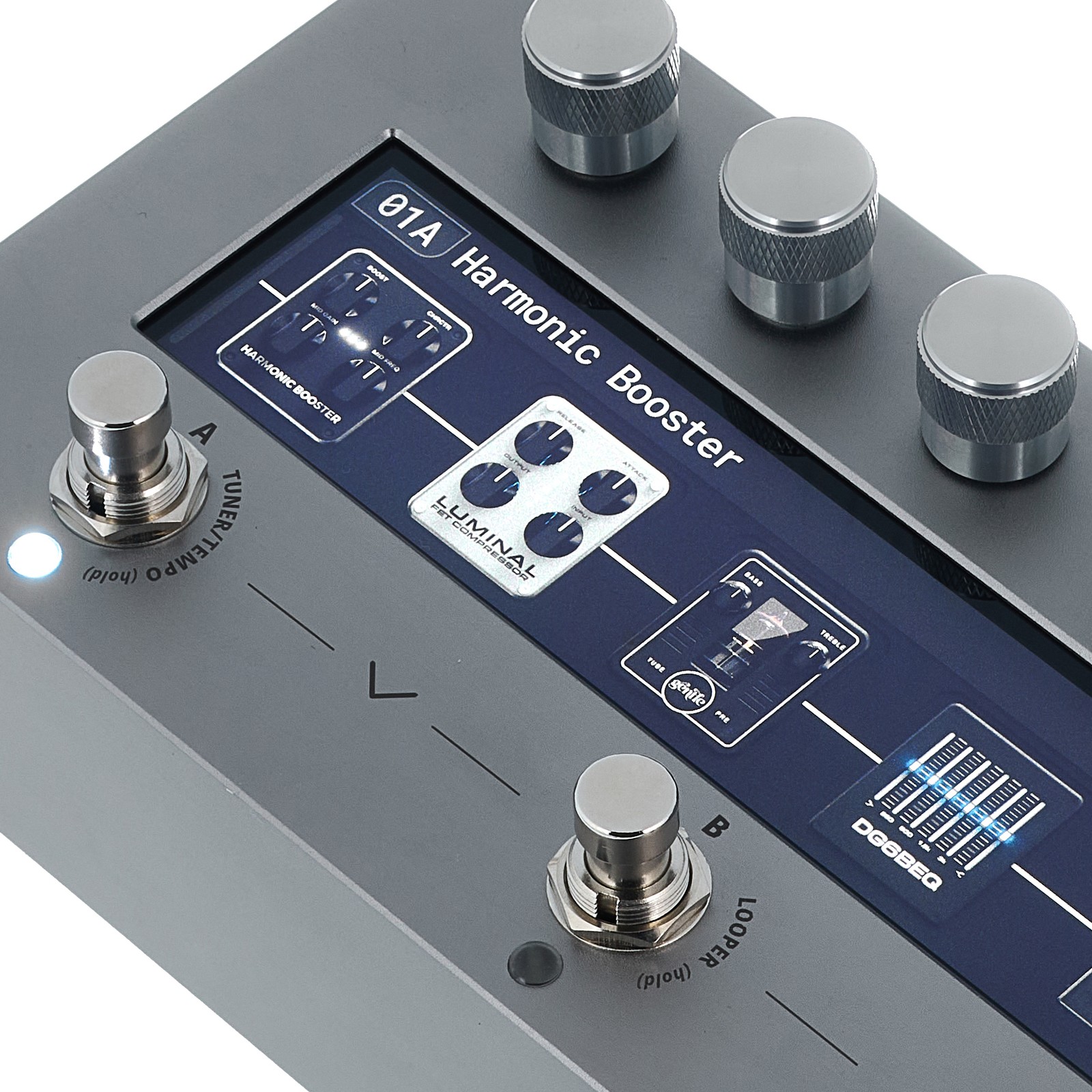 Display of the Darkglass Anagram multi-effect pedal
