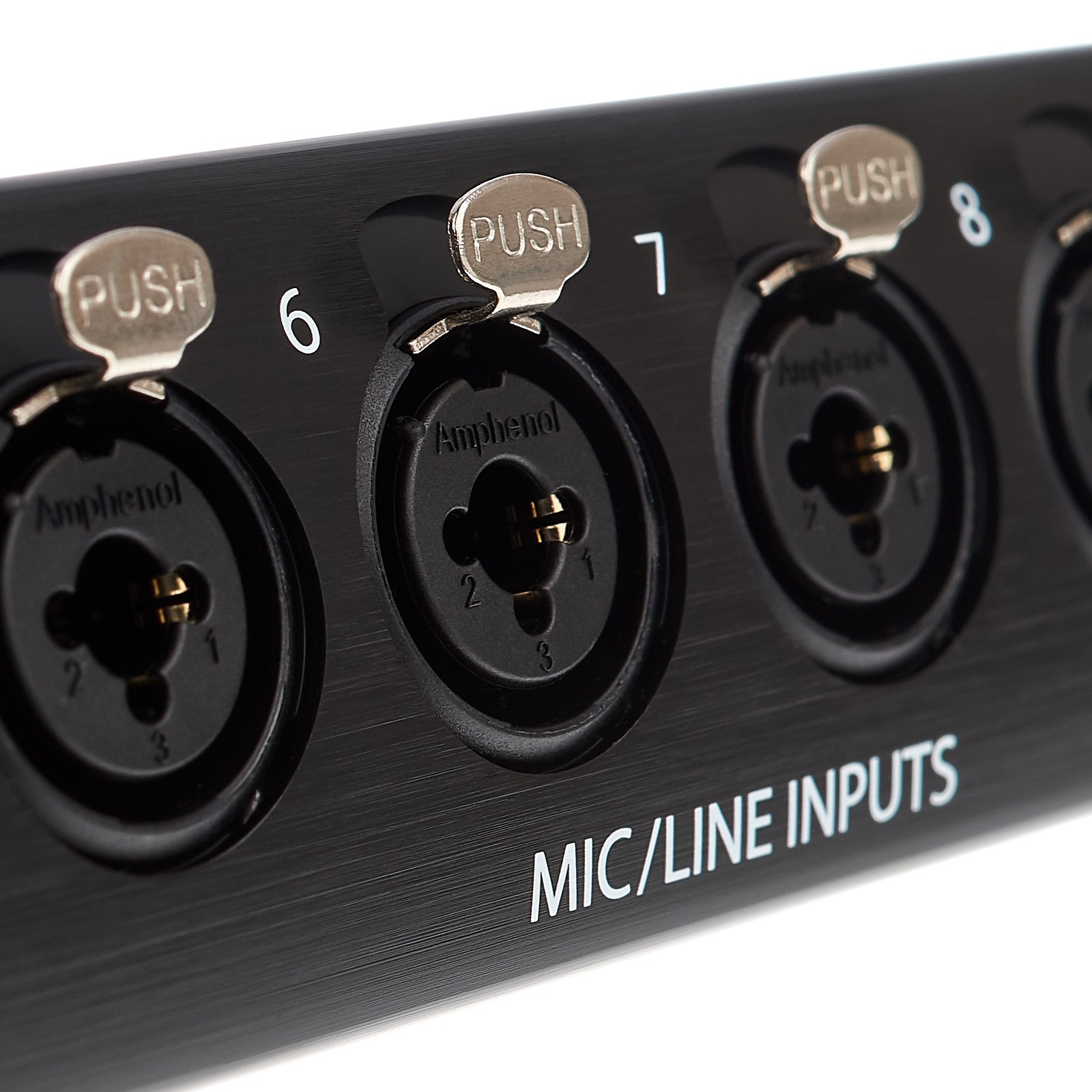 Inputs am Presonus StudioLive Series III 16R 16-Kanal Digital-Rackmixer mit integriertem Audiointerface