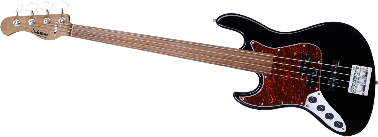 Sadowsky MetroExpress 21 Hybrid PJ 4 Fretless Left-handed Black, bass guitar