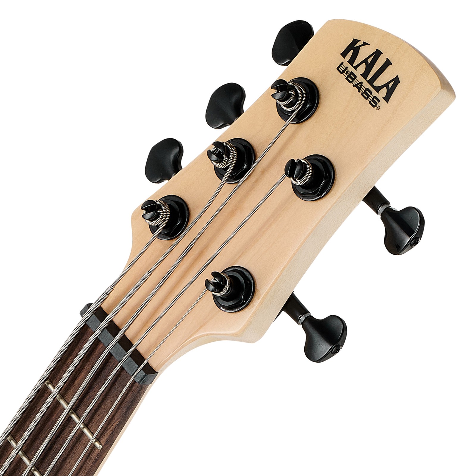 Kala U-Bass Solid Body 5-String TB, clavijero con logo