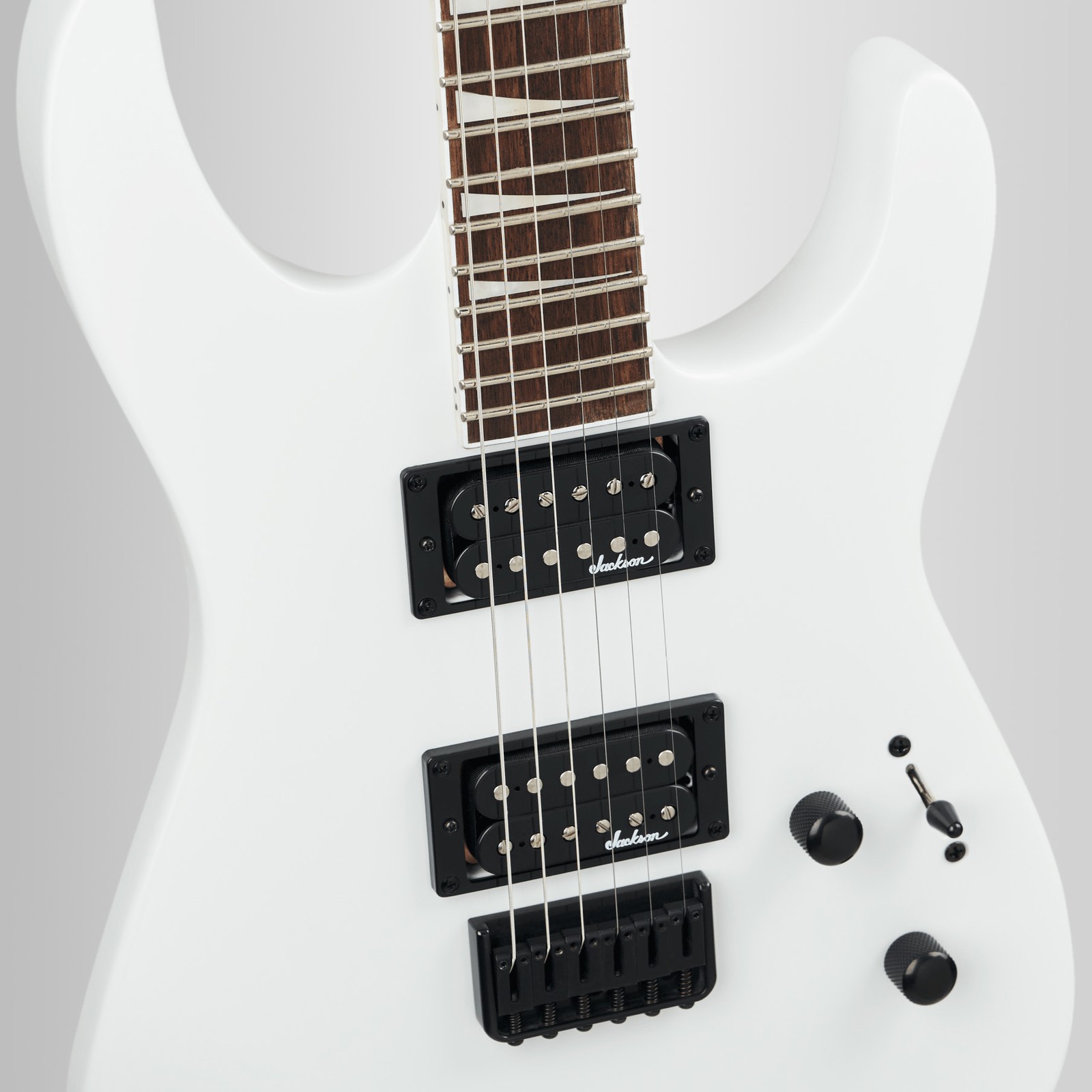 Zwei Humbucker in der Jackson X Series SLXDX HT SN White 