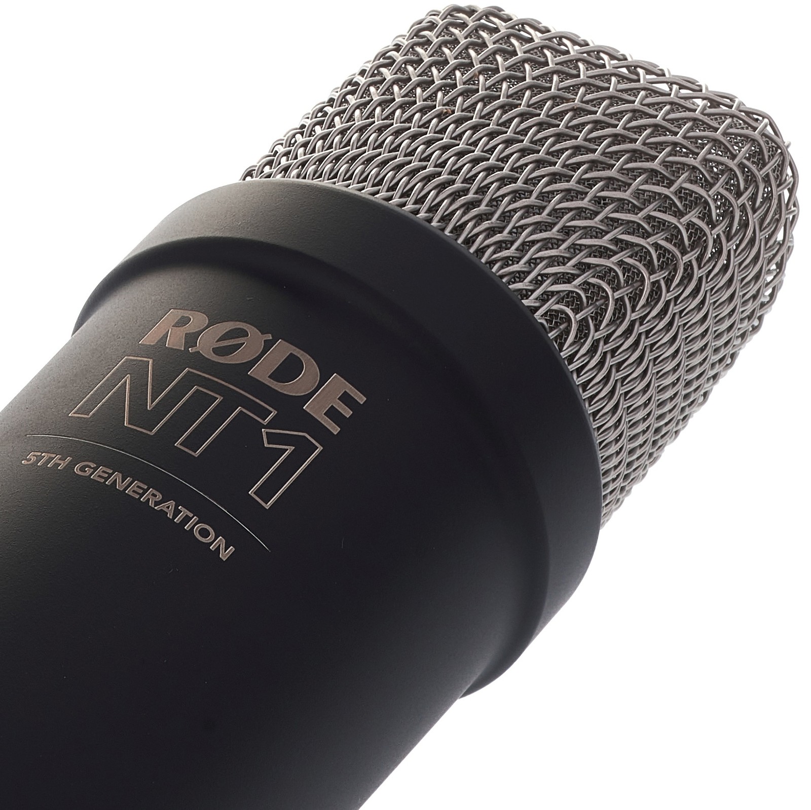 Microphone grille of the Rode NT1 5th Generation Black