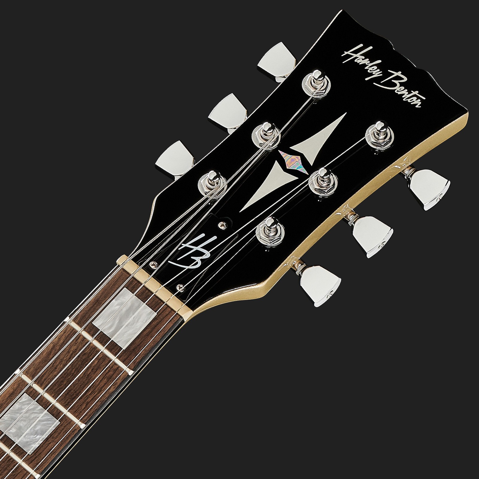 Harley Benton guitar headstock