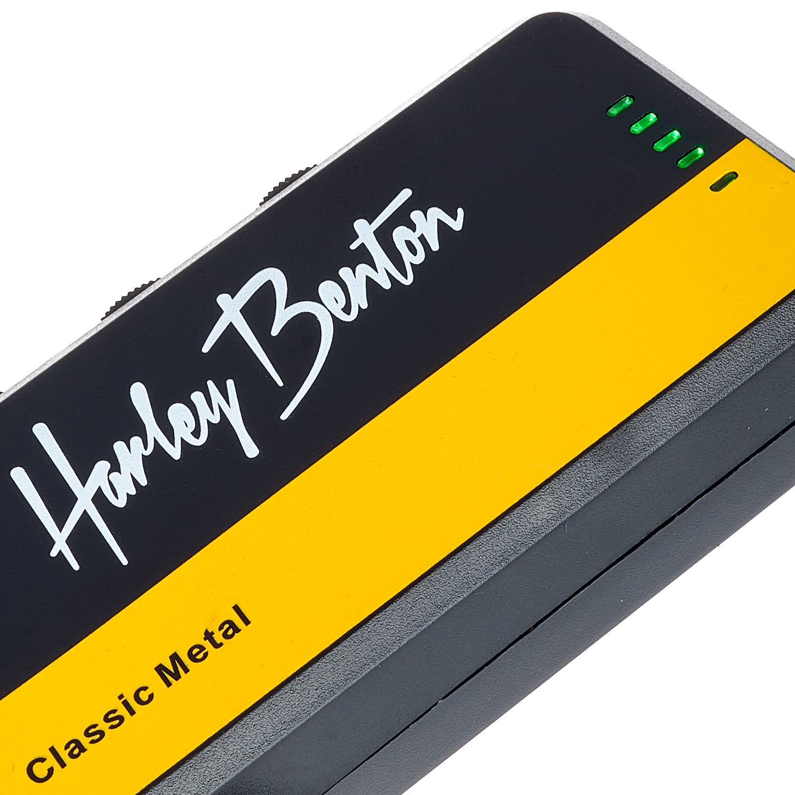 Herstellerlogo auf dem Harley Benton Rockplug Metal