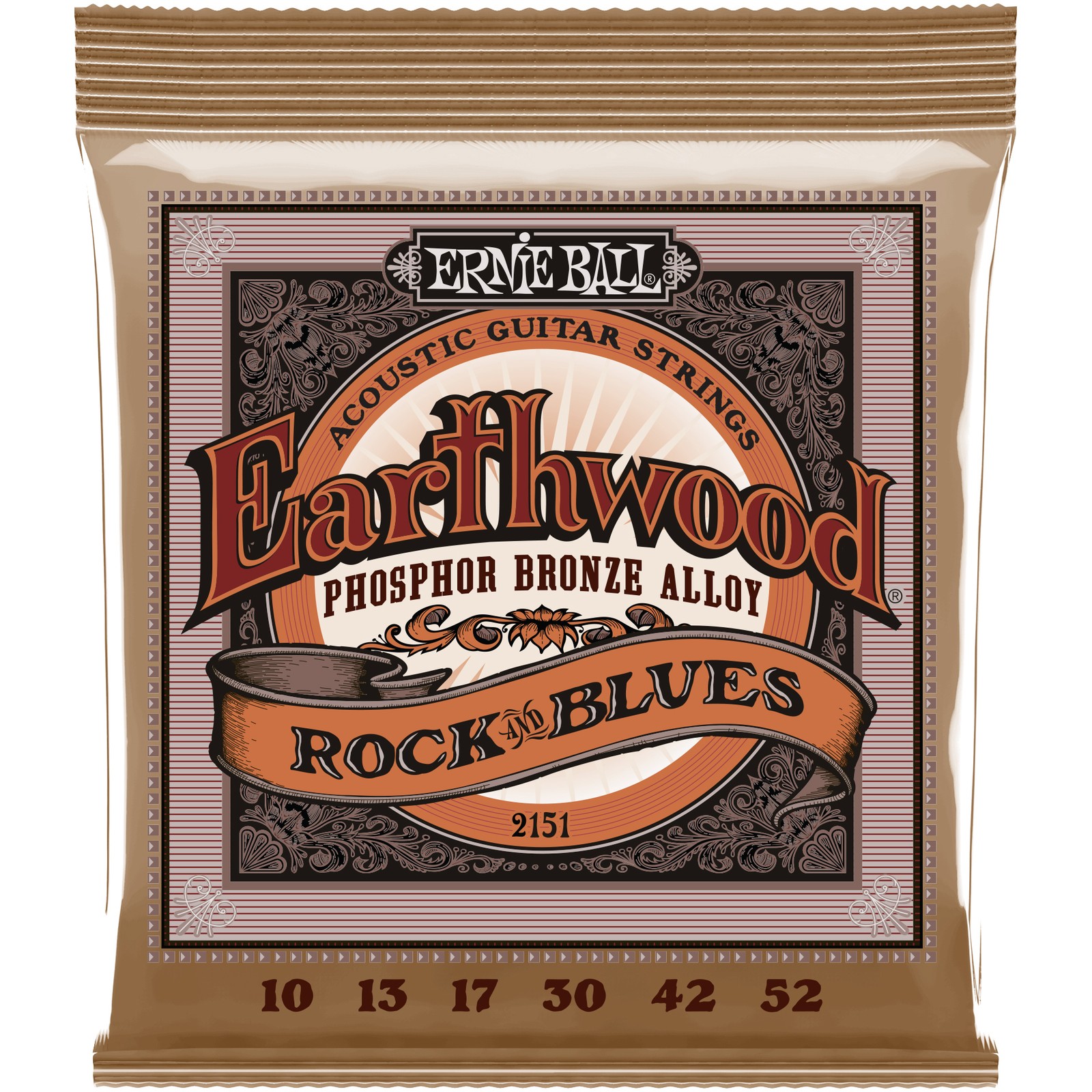 Ernie Ball 2151 Earthwood Phosphor Bronze packaging