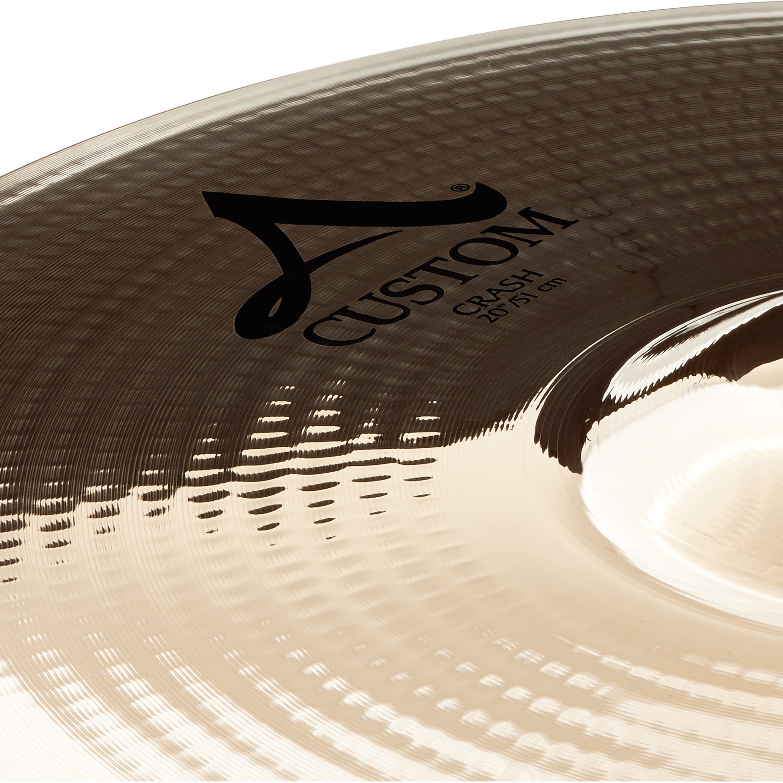 Oberseite des Zildjian A-Custom 20" Crashbecken