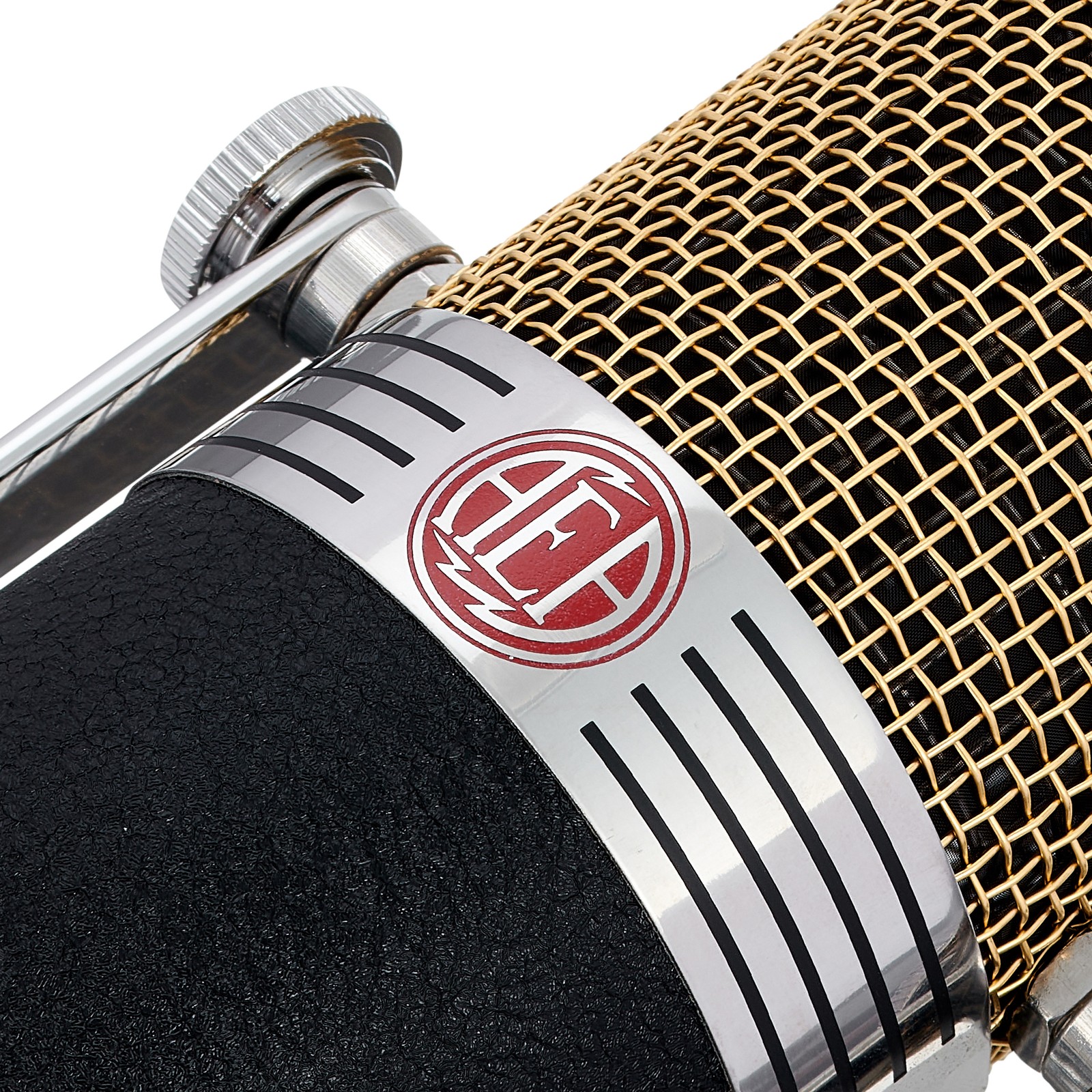 Detailansicht AEA Pro Audio Logo Bändchenmikrofon