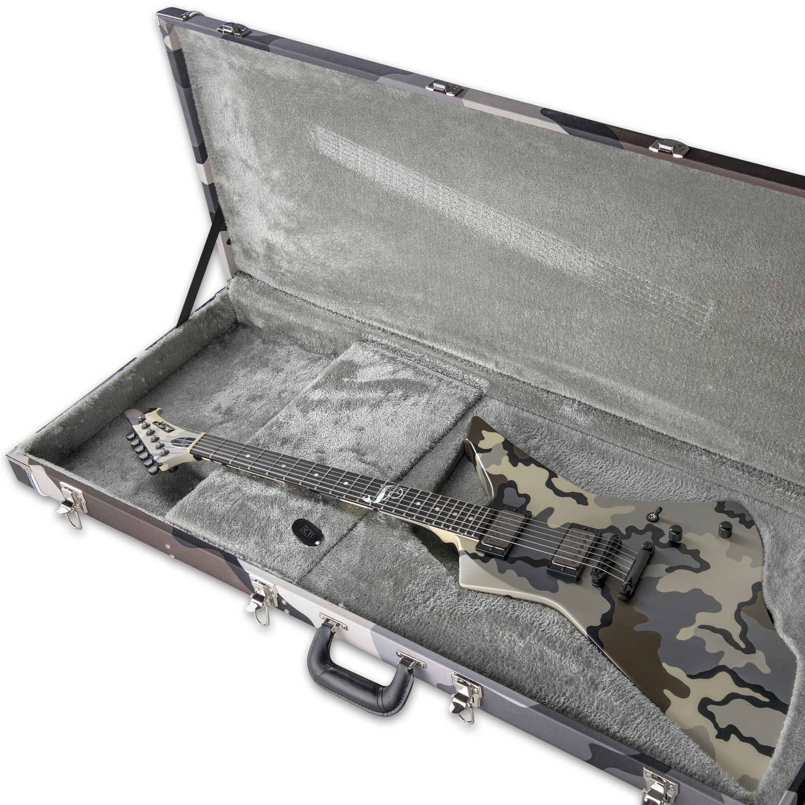 ESP Snakebyte Camo im Koffer