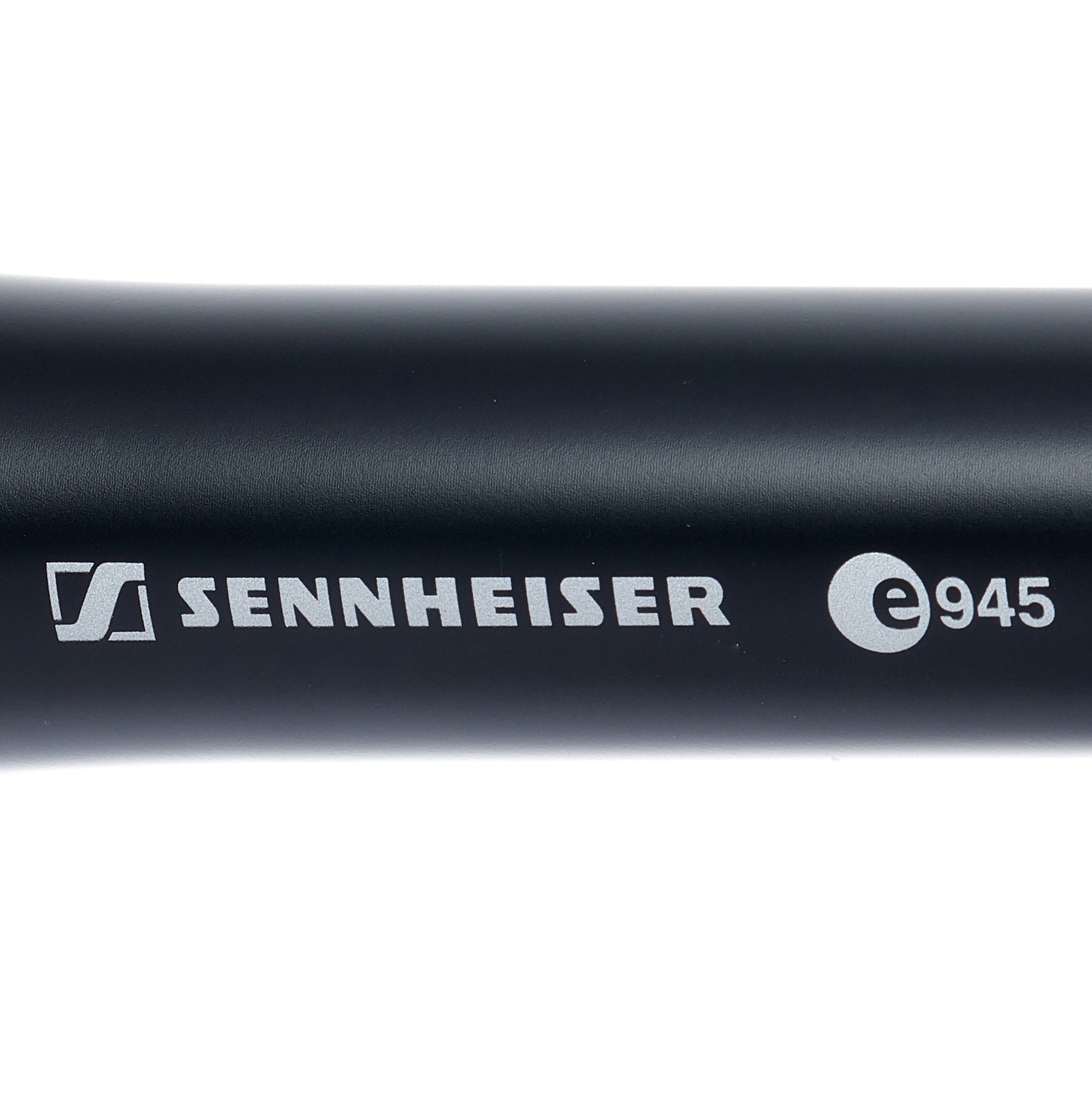 Sennheiser e 945 dynamic microphone, manufacturer's logo