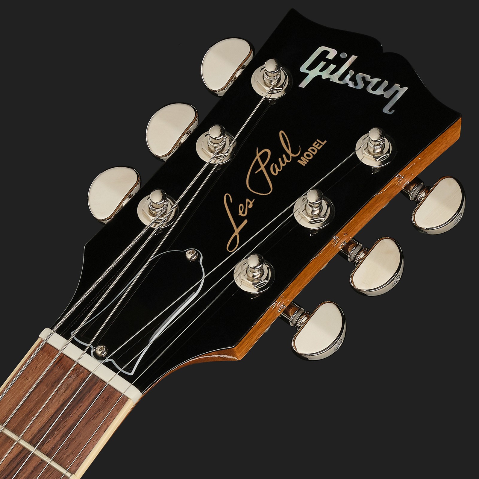 Kopfplatte der Gibson Les Paul Standard 60s DT VHB E-Gitarre