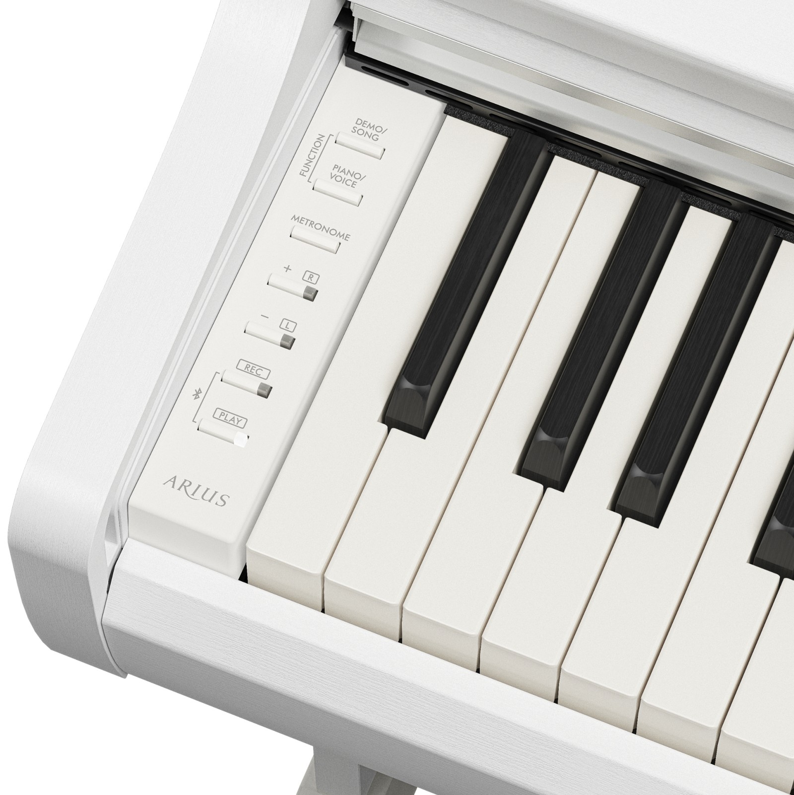 Bedienelemente des Yamaha YDP-166 WH Arius Digitalpianos