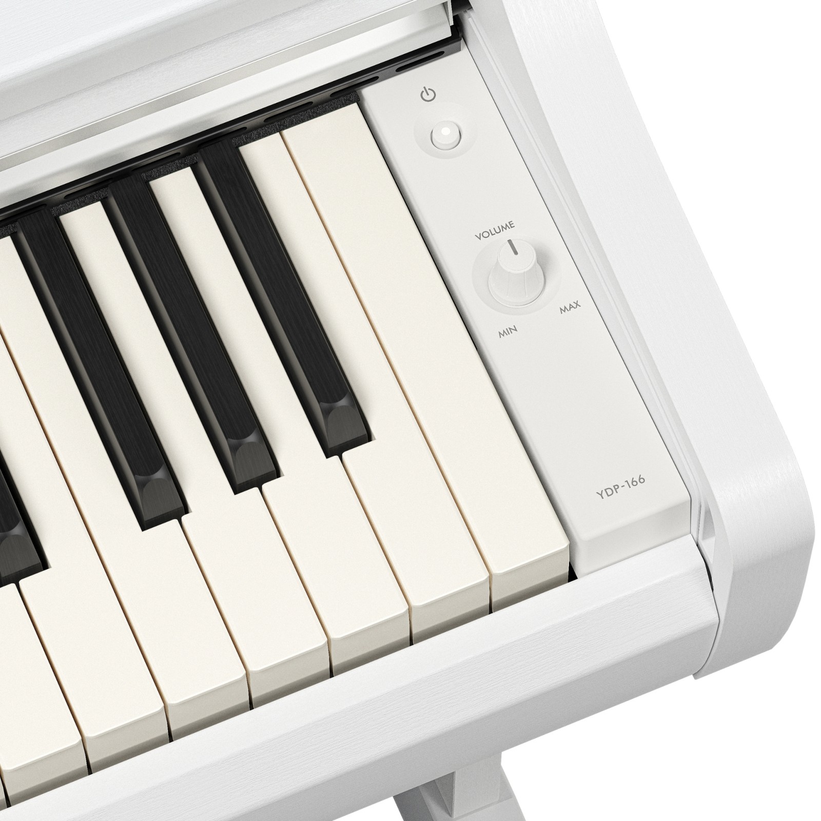 Bedienelemente des Yamaha YDP-166 WH Arius