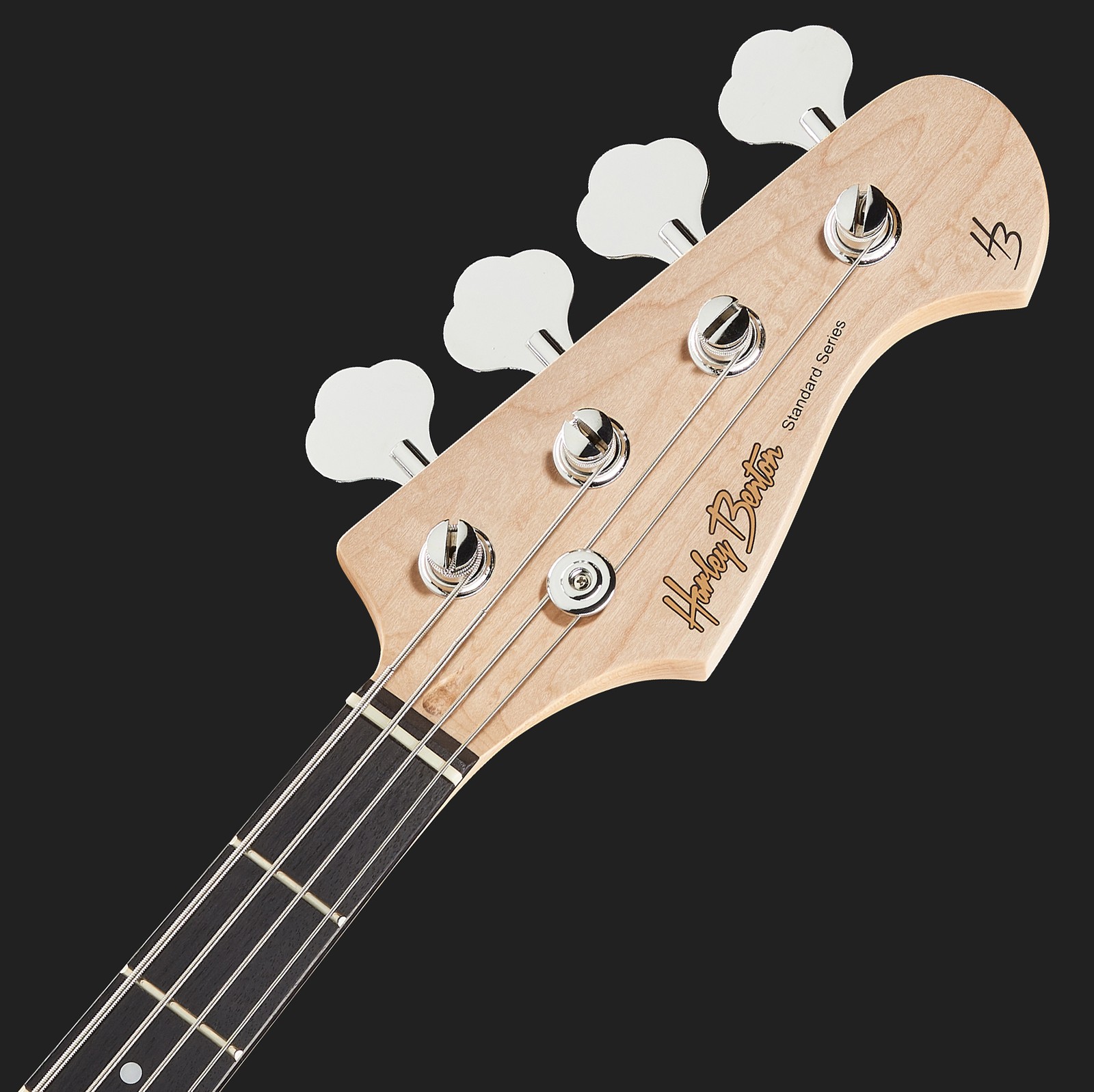 Kopfplatte des Harley Benton JB-20 BM Standard Series E-Bass